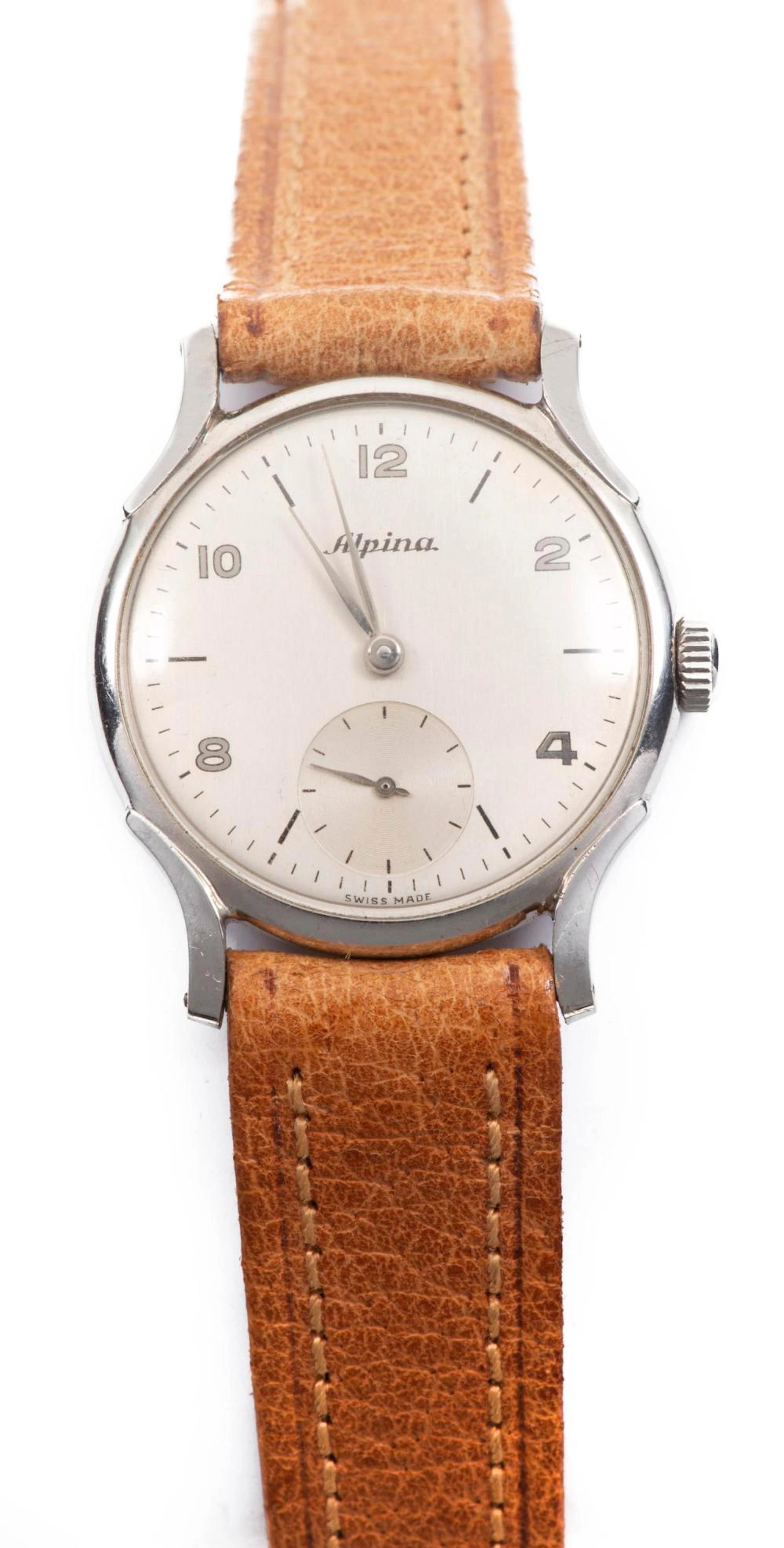 Alpina, montre automatique en acier inoxydable