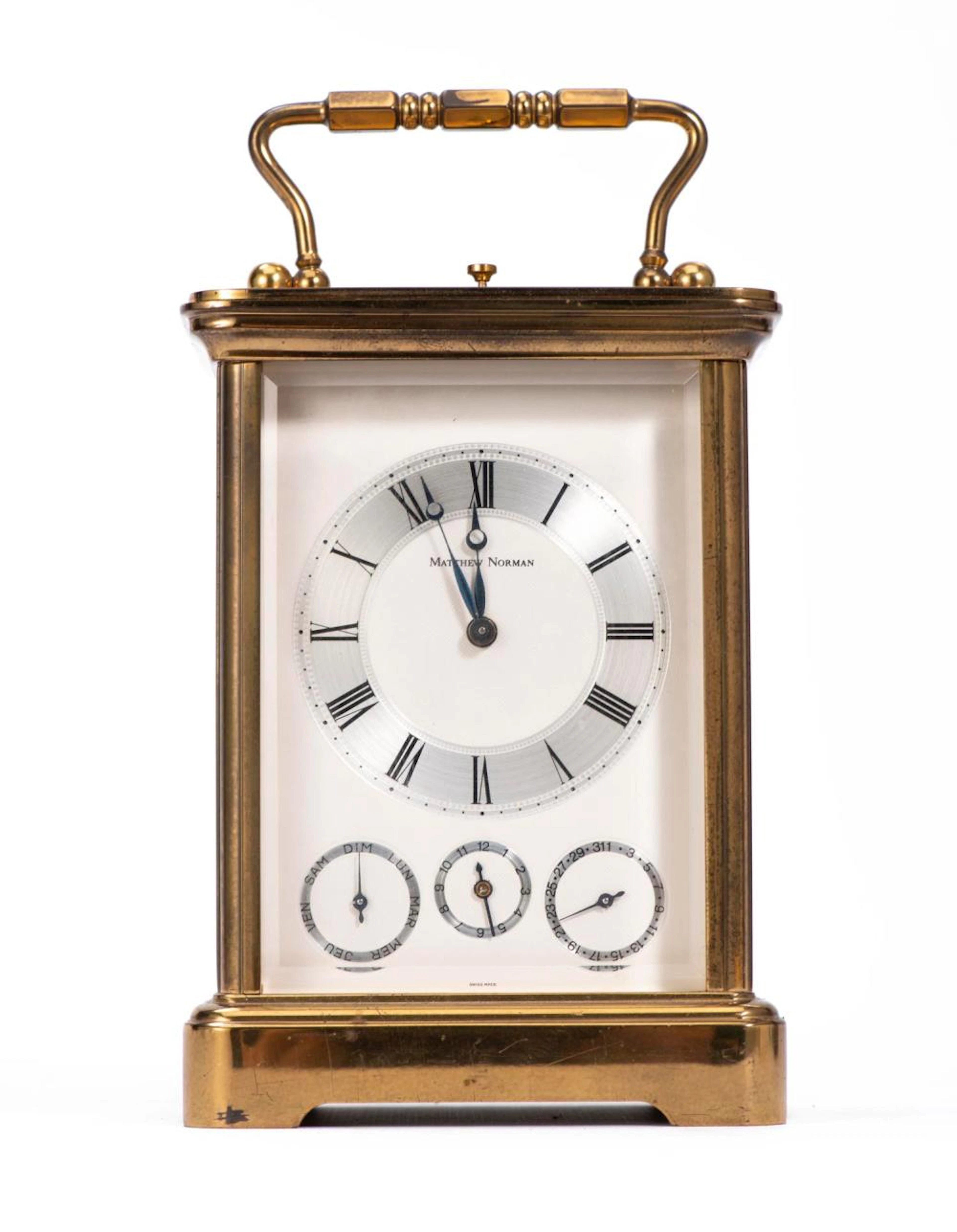 MATTHEW NORMAN, pendulette de voyage