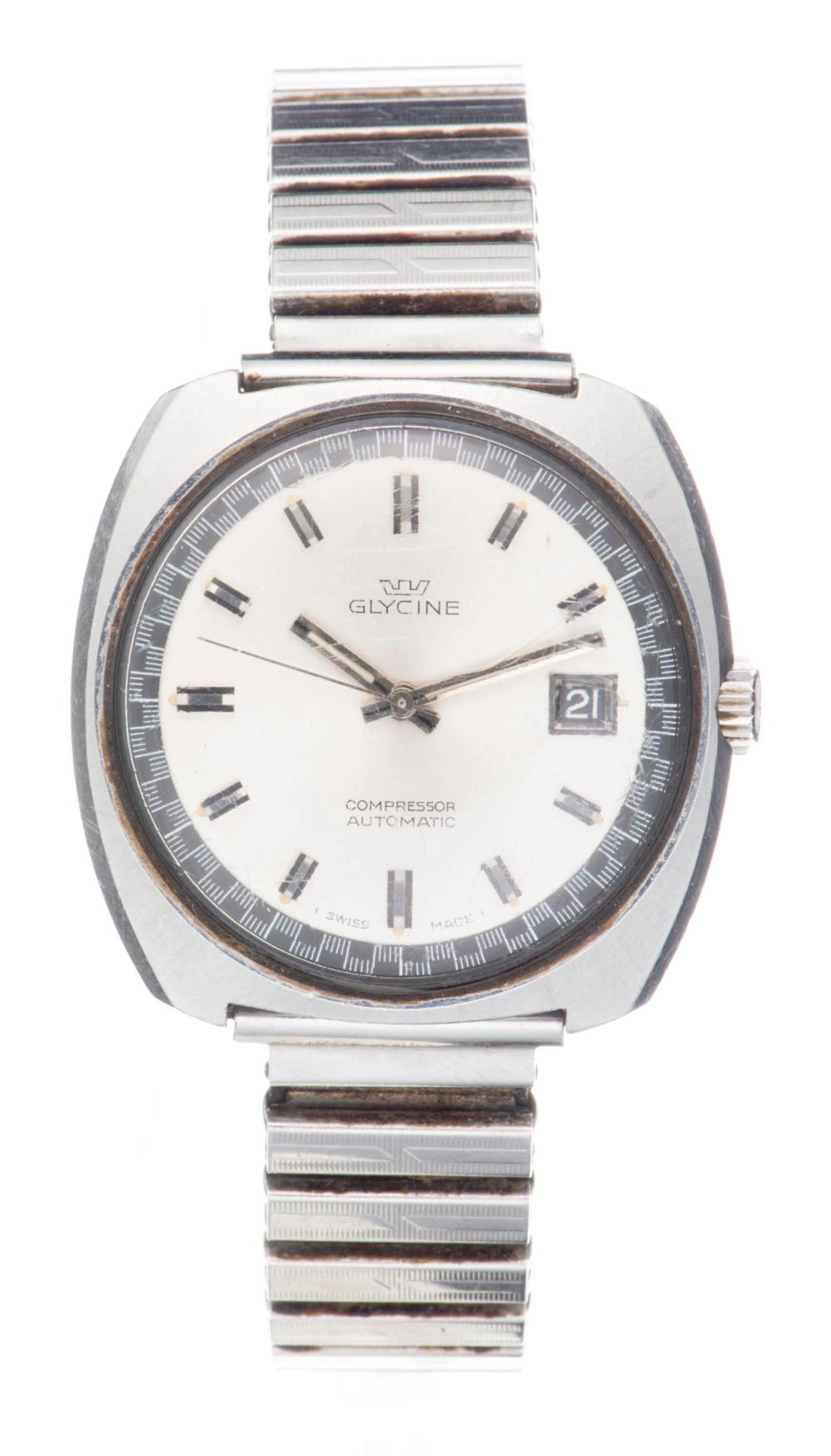 GLYCINE, Montre-bracelet compressor automatic homme en acier