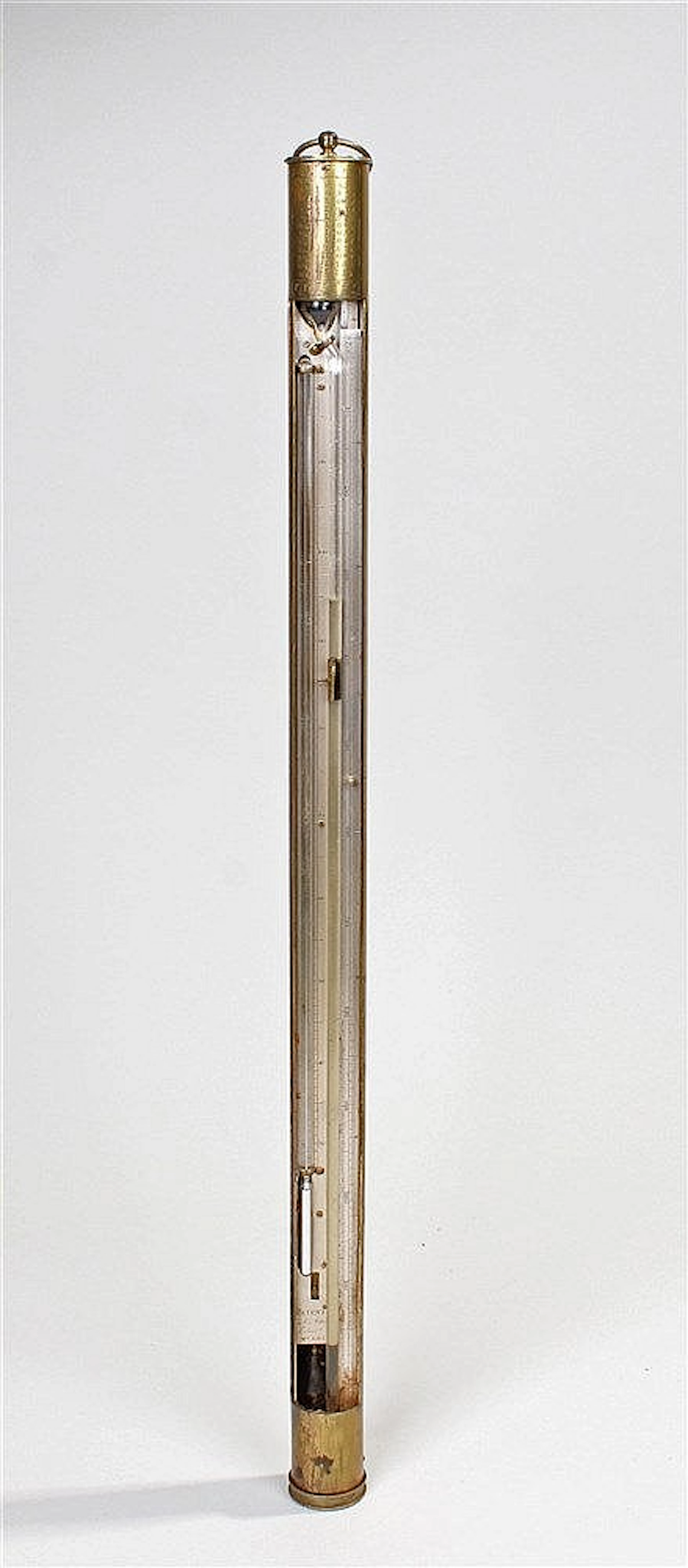 Fine and rare Adie balloonists sympiesometer/barometer, circa 1830's the br