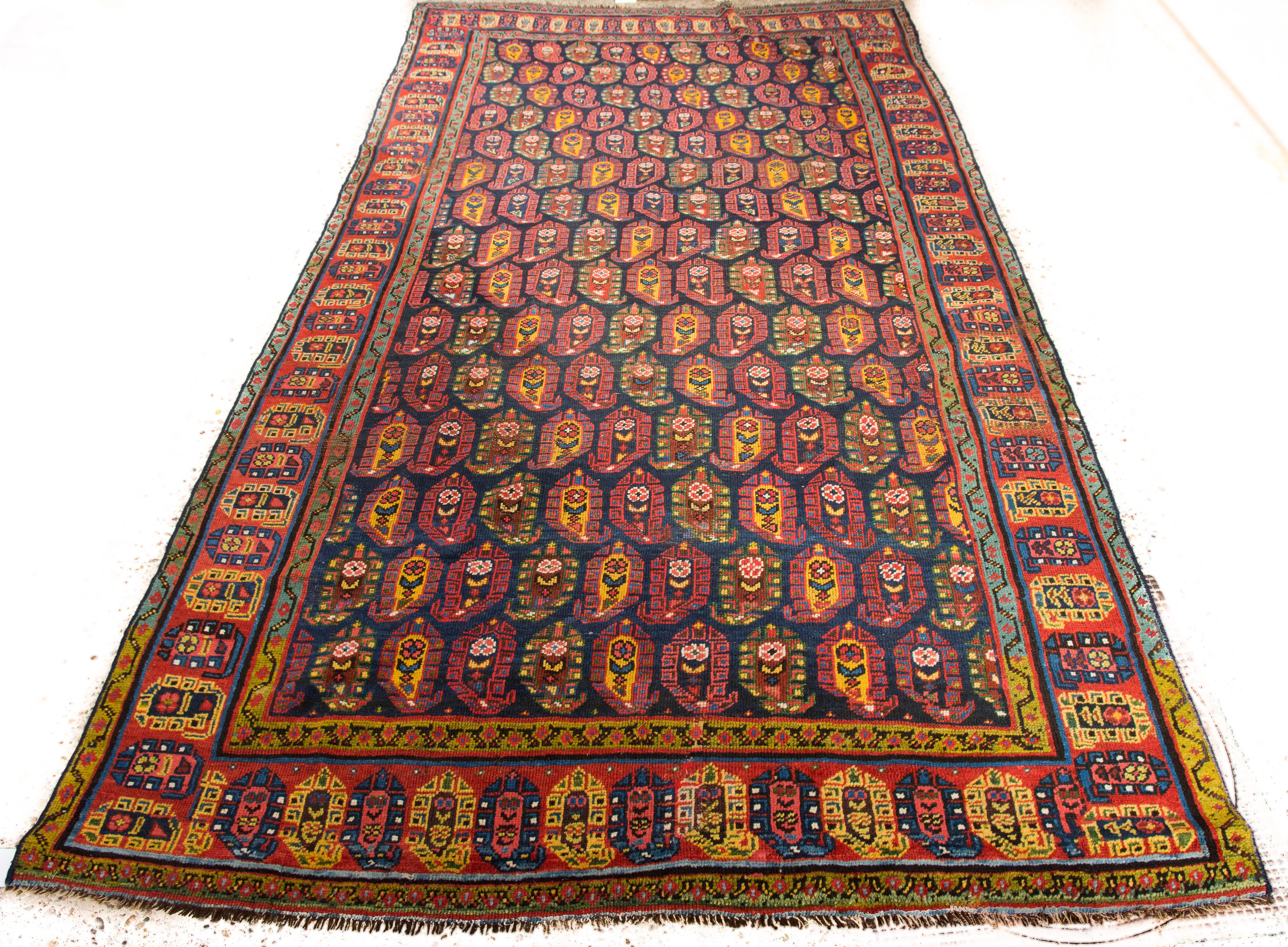 Teppich aus Kurdistan (Sauj Bulagh),300 x 164, 20.Jh.