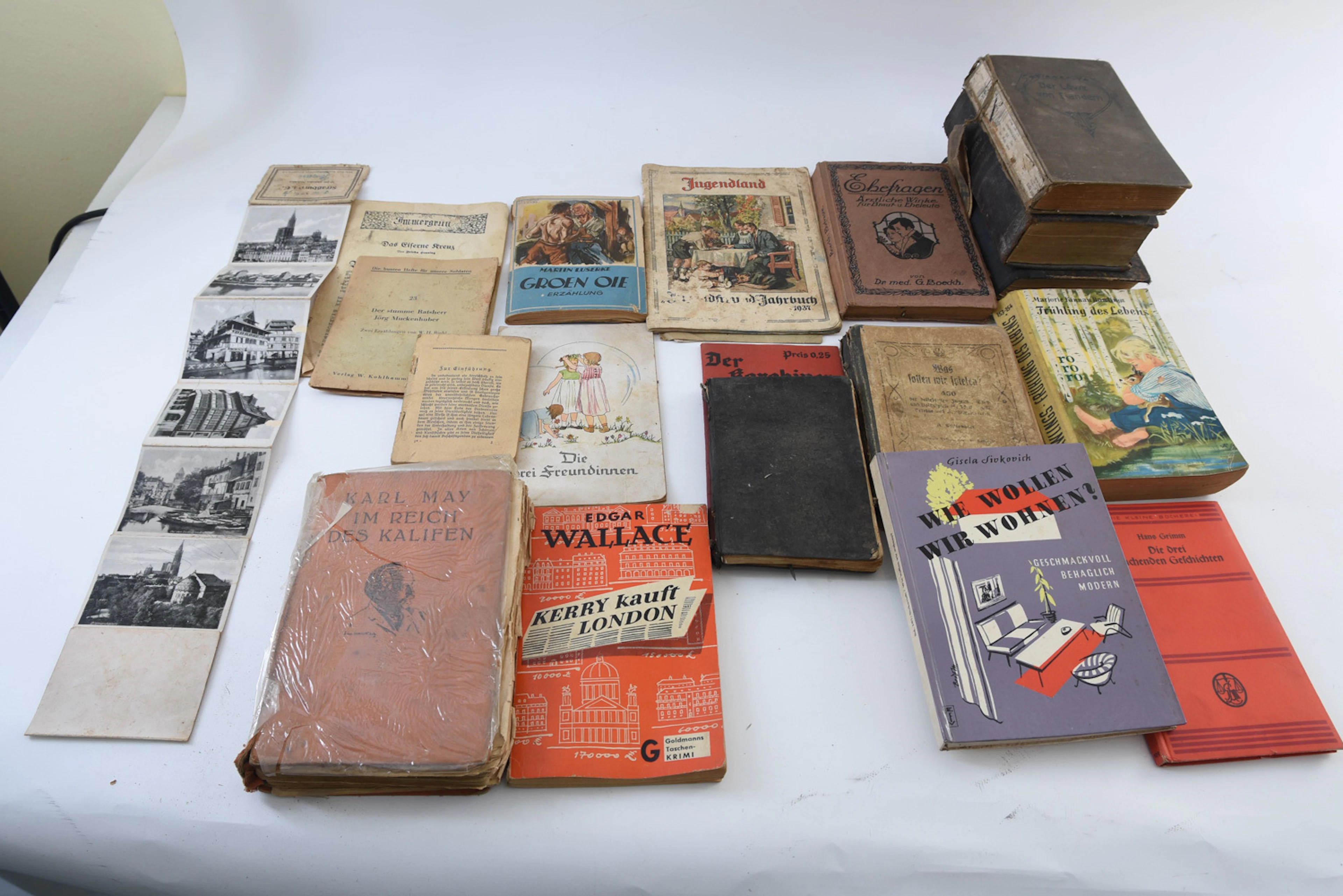 KONVOLUT, Bücher, 19. - 20. Jahrhundert.