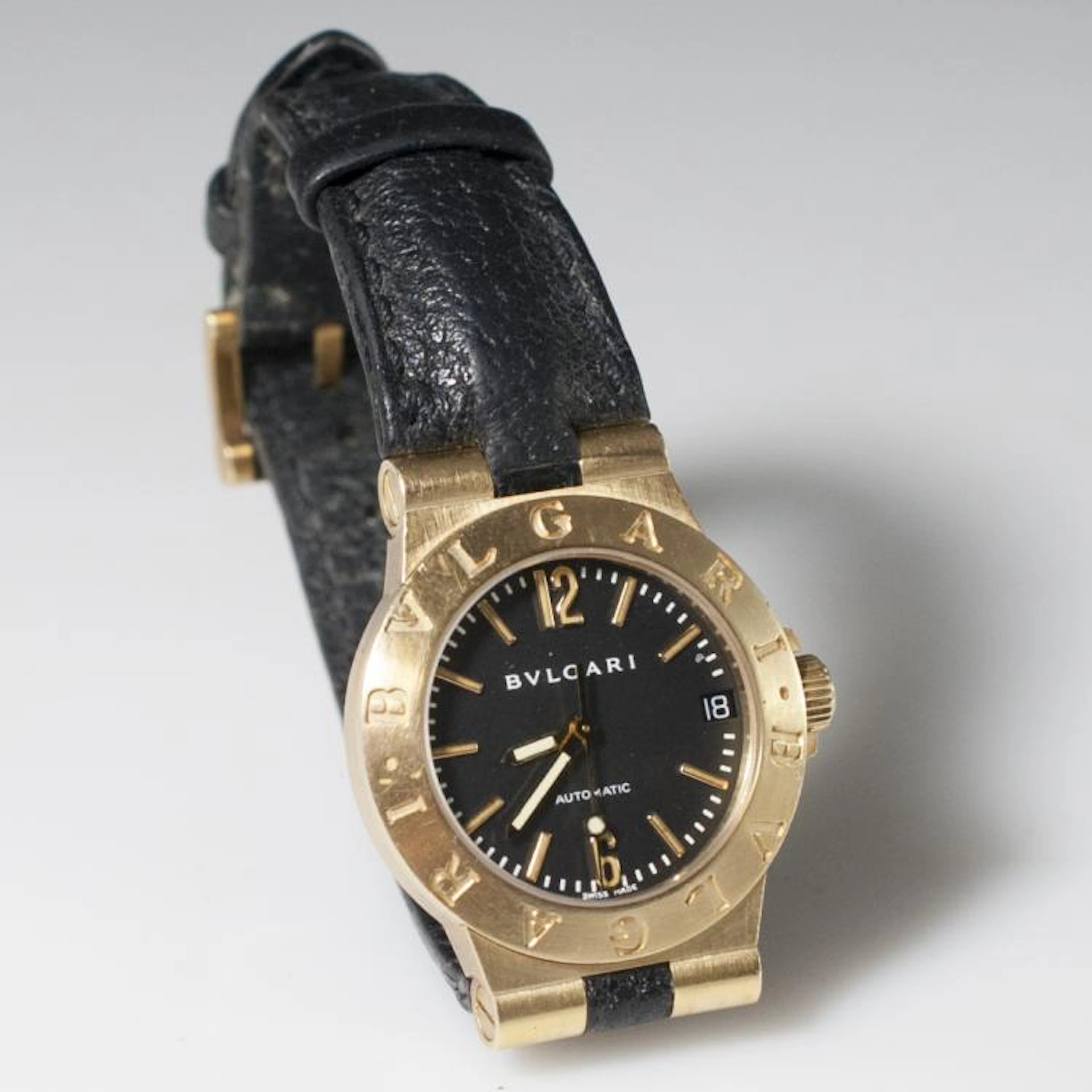 Bvlgari Diagono 18K Solid Gold Automatic Ladies Watch