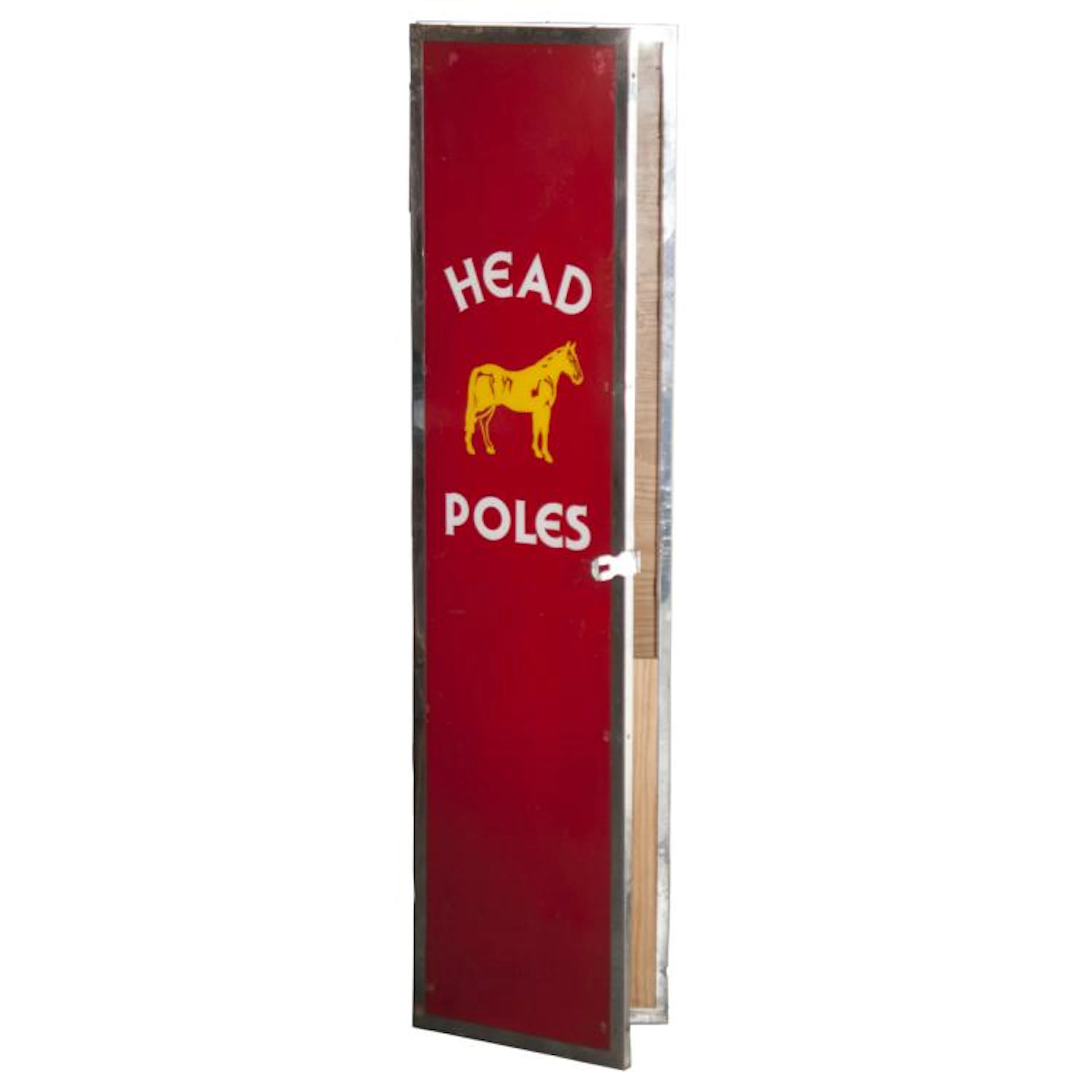 Vintage Head Poles Polo Mallet Trunk