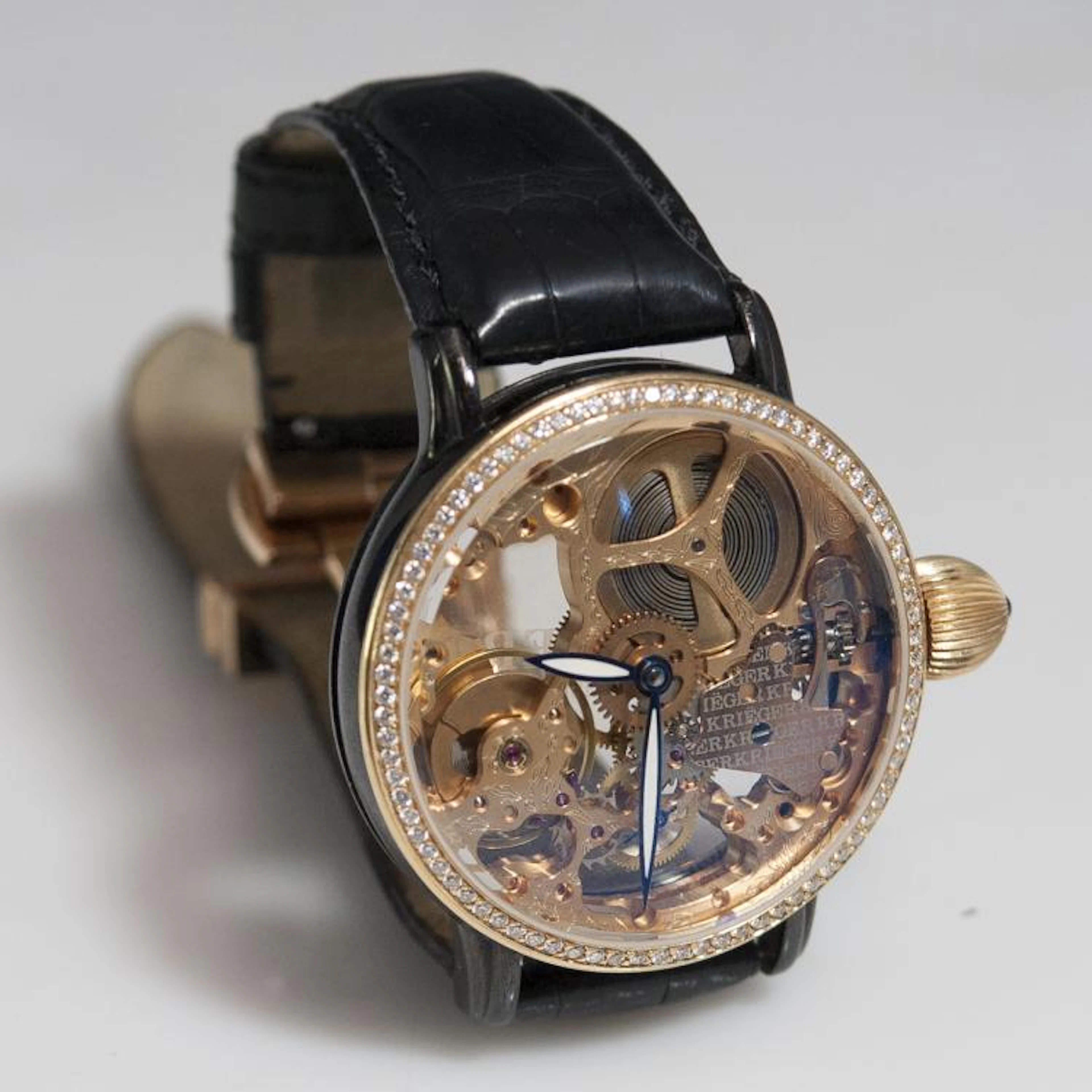 Krieger 18kt Gold Diamond Tidal Wave & Lunar Chronoscope