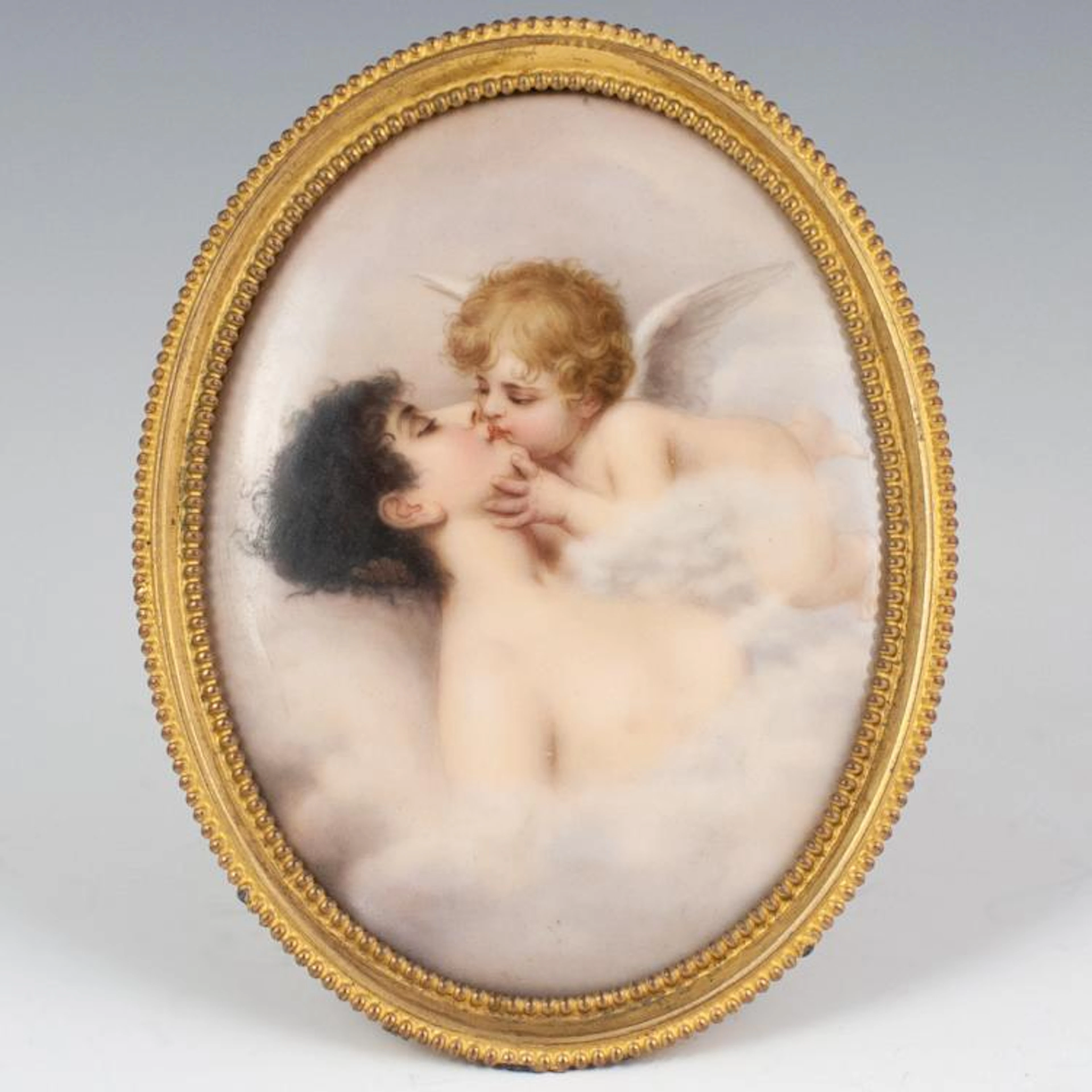 Antique KPM Style Porcelain Plaque