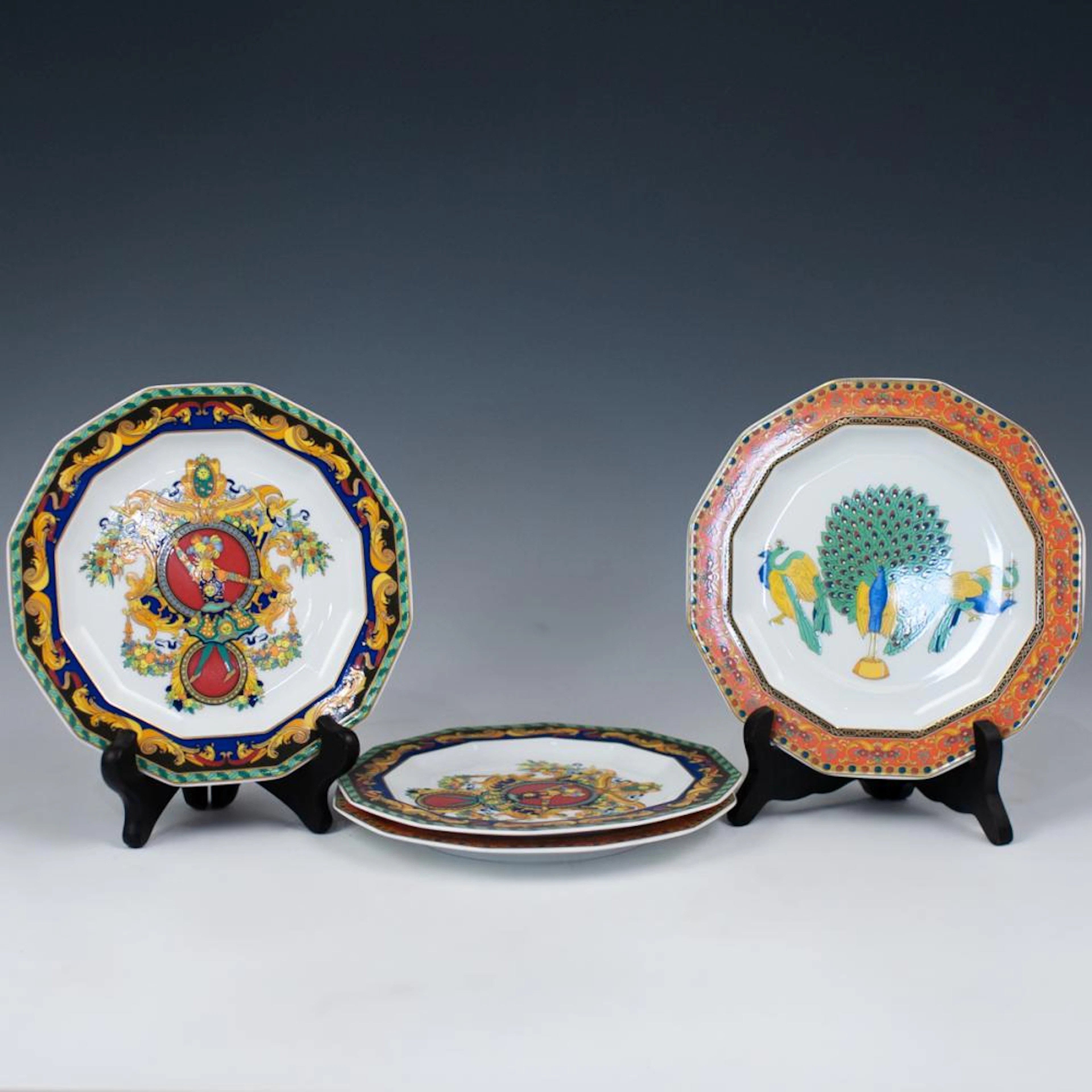 Four Rosenthal Versace Plates
