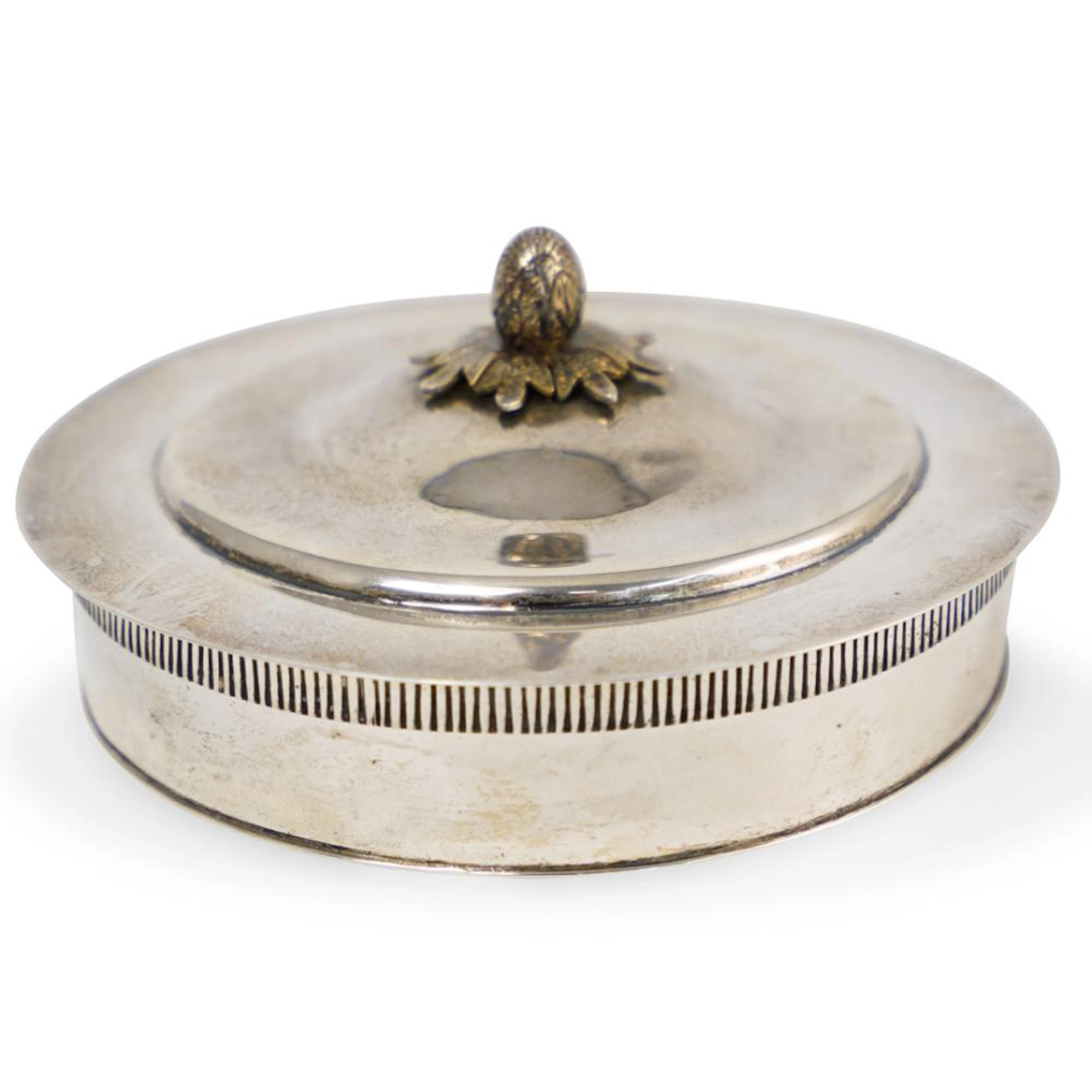 Vintage Sterling Silver Catholic Communion Box