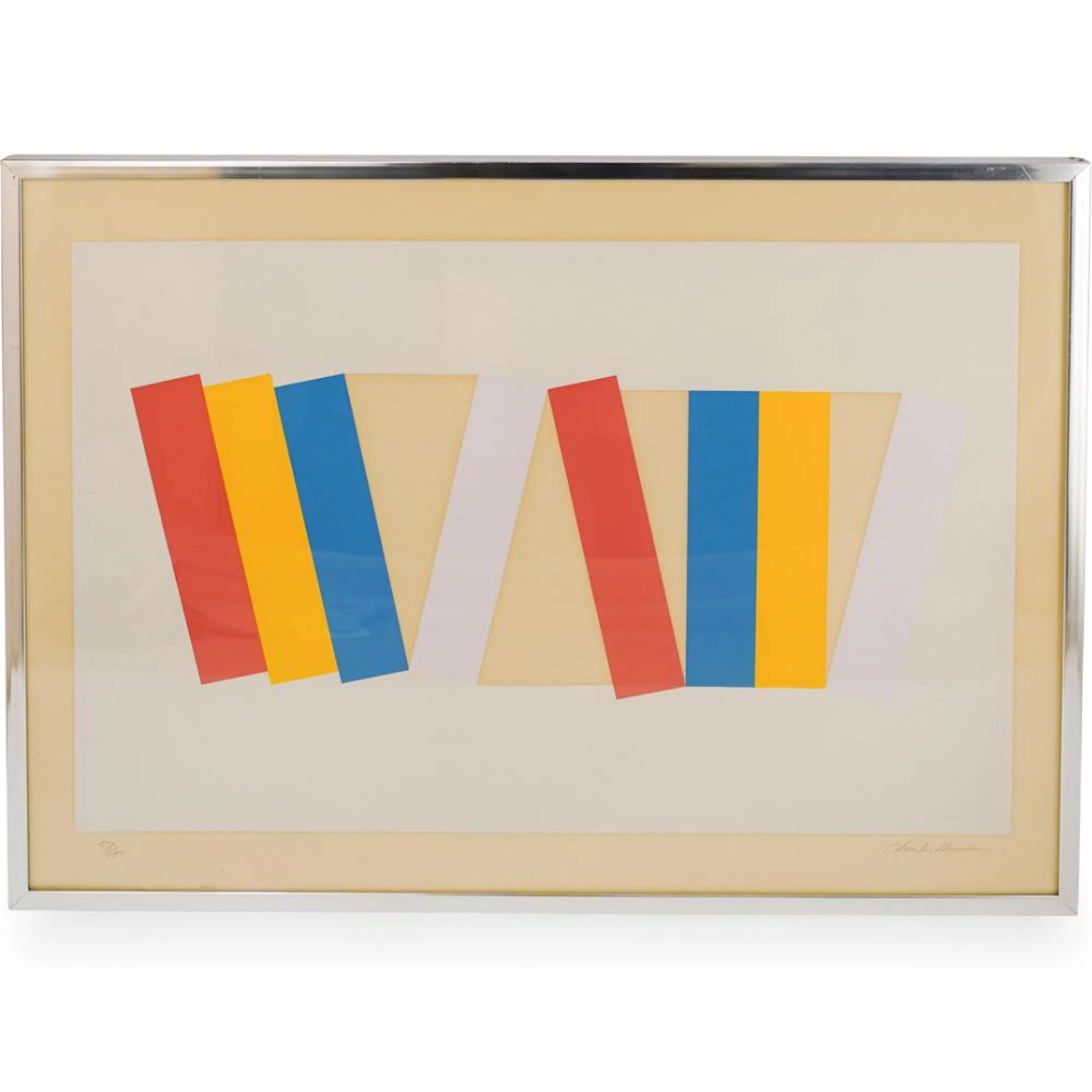 Charles Hinman (American, b. 1932) Color Serigraph