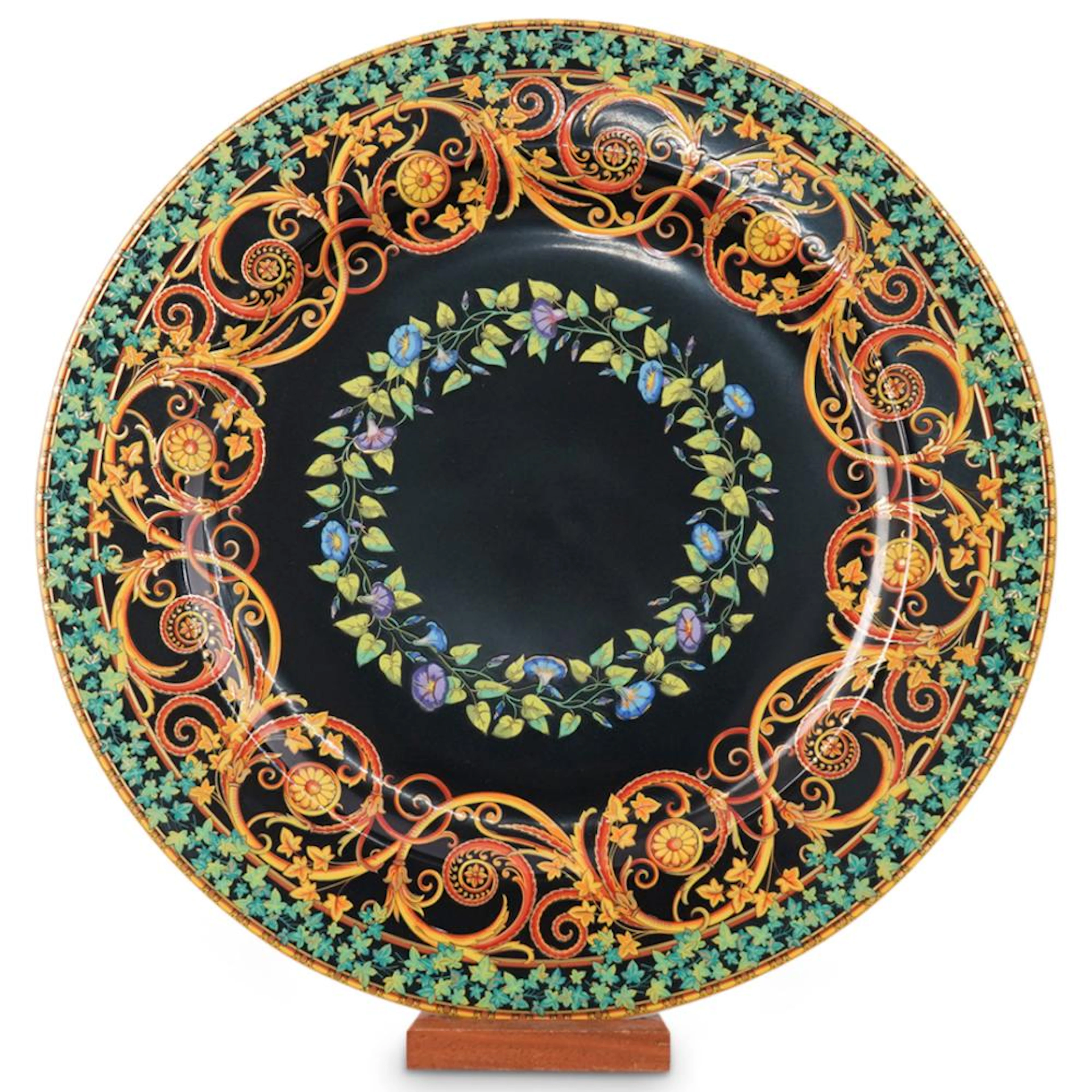 Versace Rosenthal "Gold Ivy" Porcelain Charger