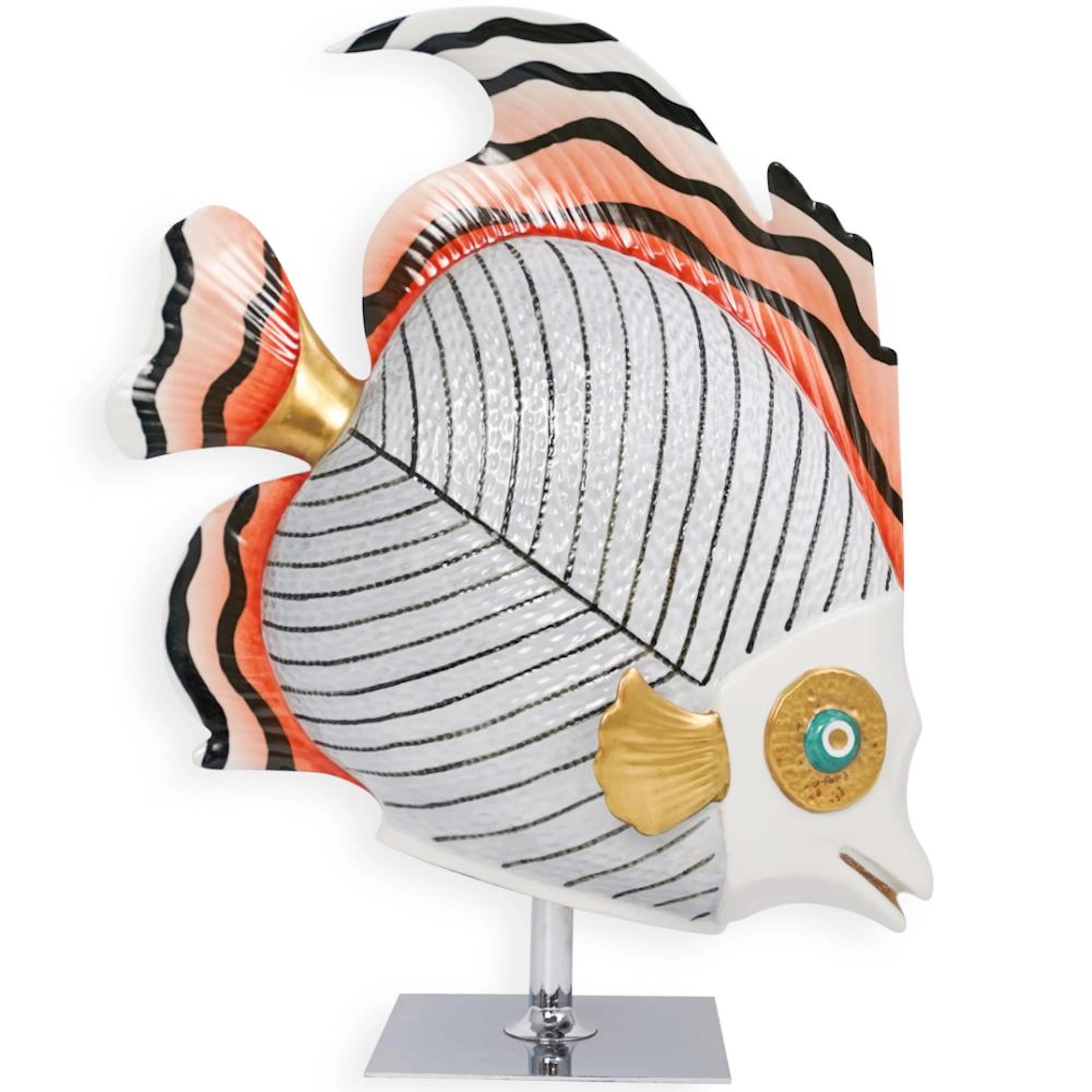 Oggetti Mangani Porcelain Fish Sculpture