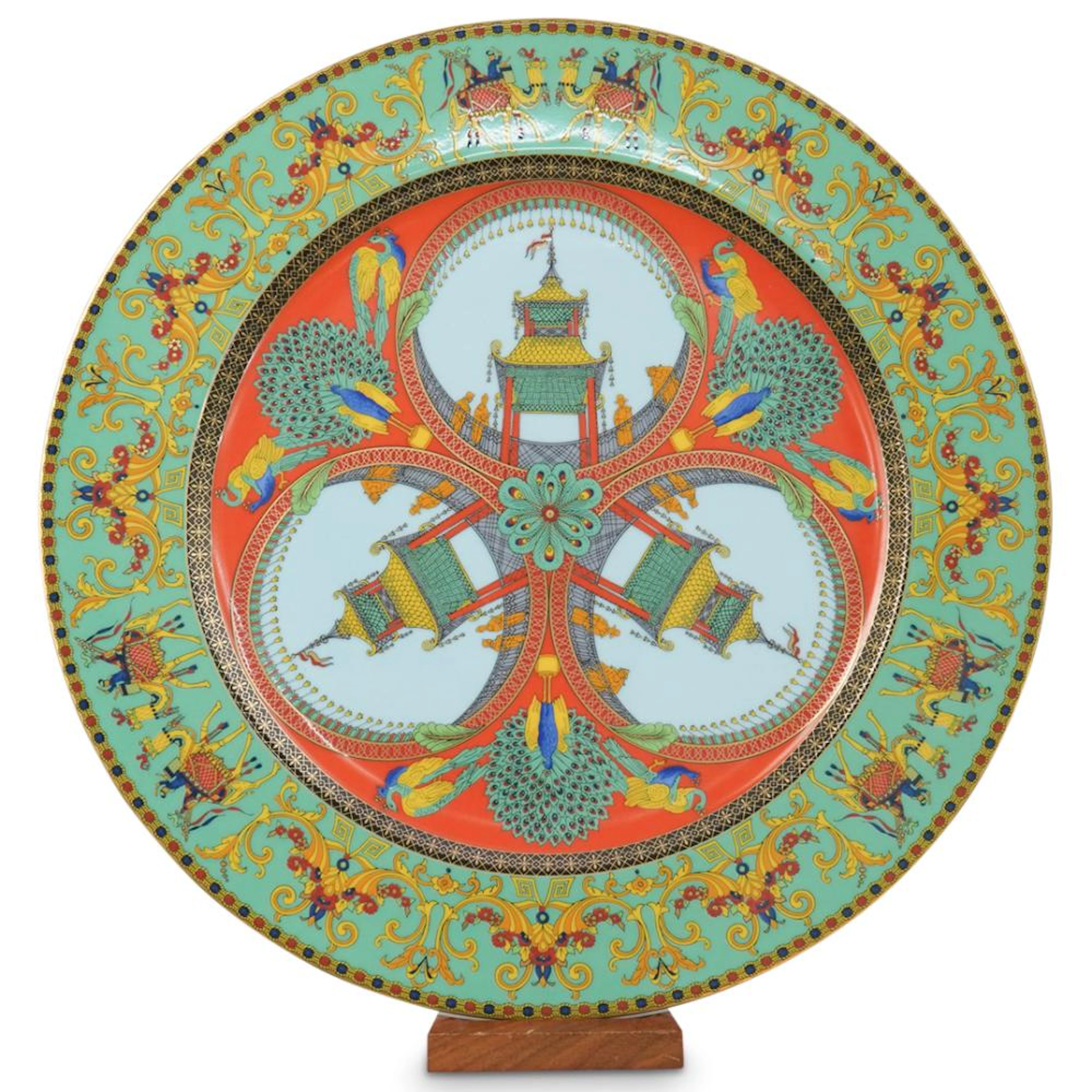 Versace Rosenthal "Le Voyage De Marco Polo" Porcelain Charger