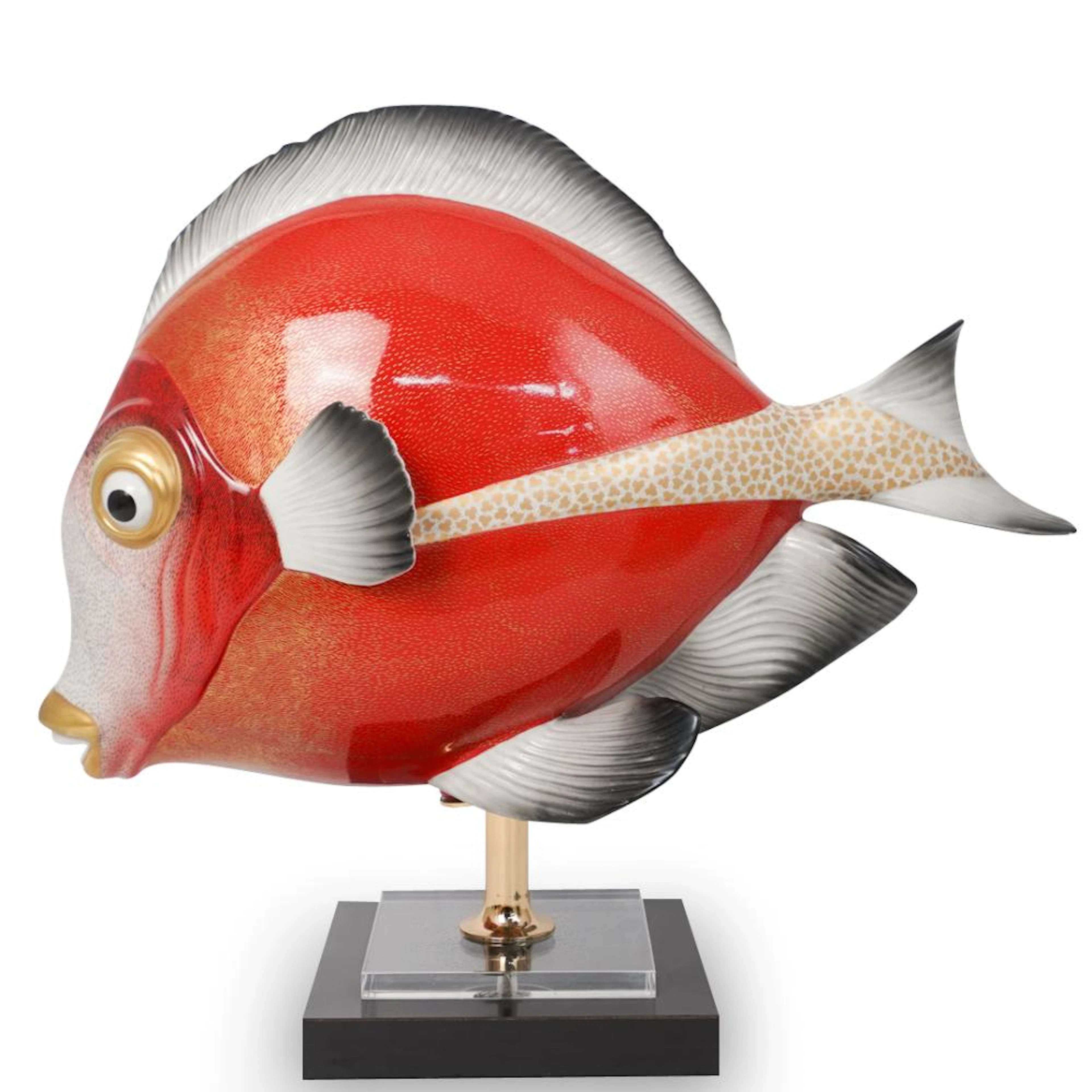 Oggetti "Mangani" Fish Porcelain Sculpture