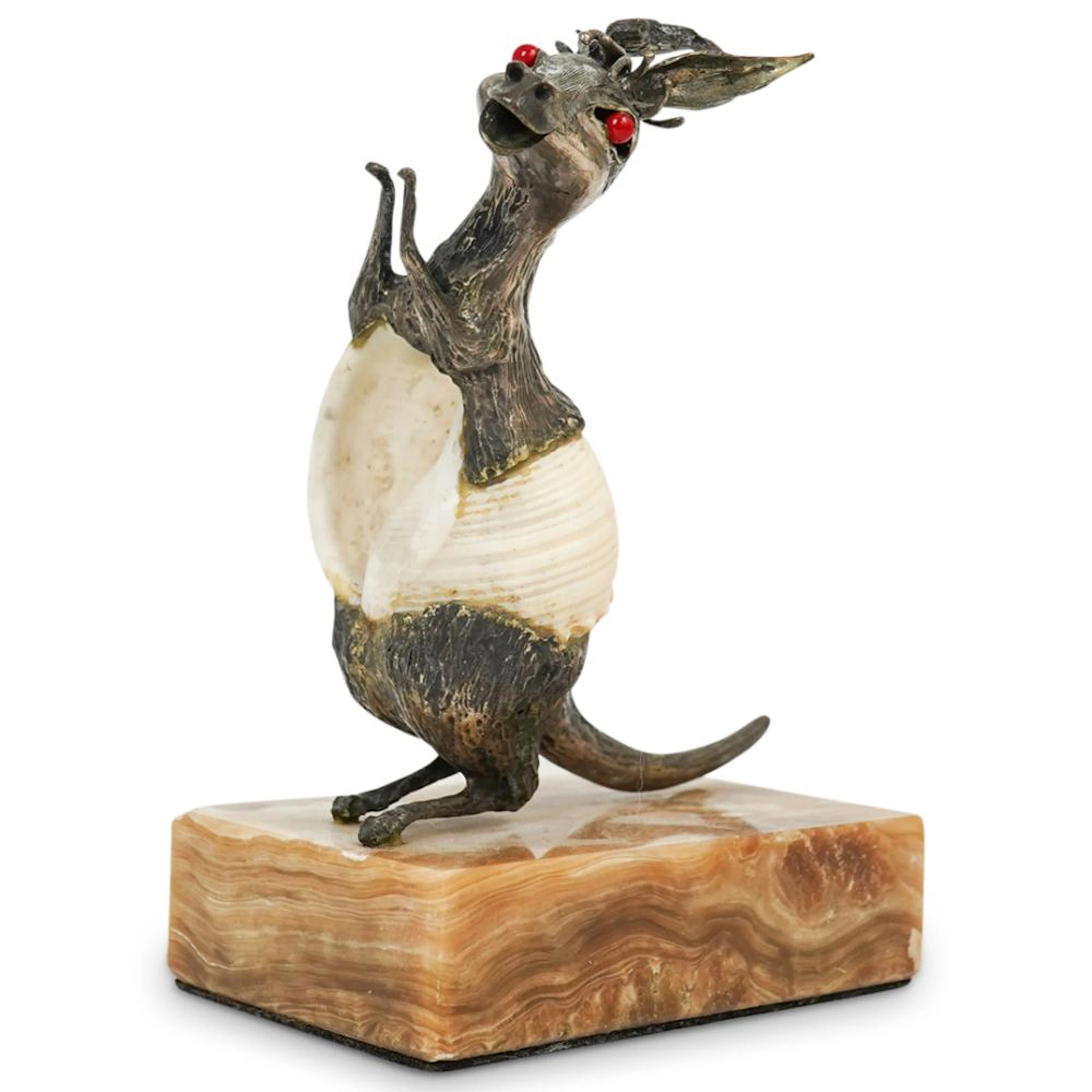 Aurelio Teno (Spanish, 1927-2013) "Kangaroo" Sculpture