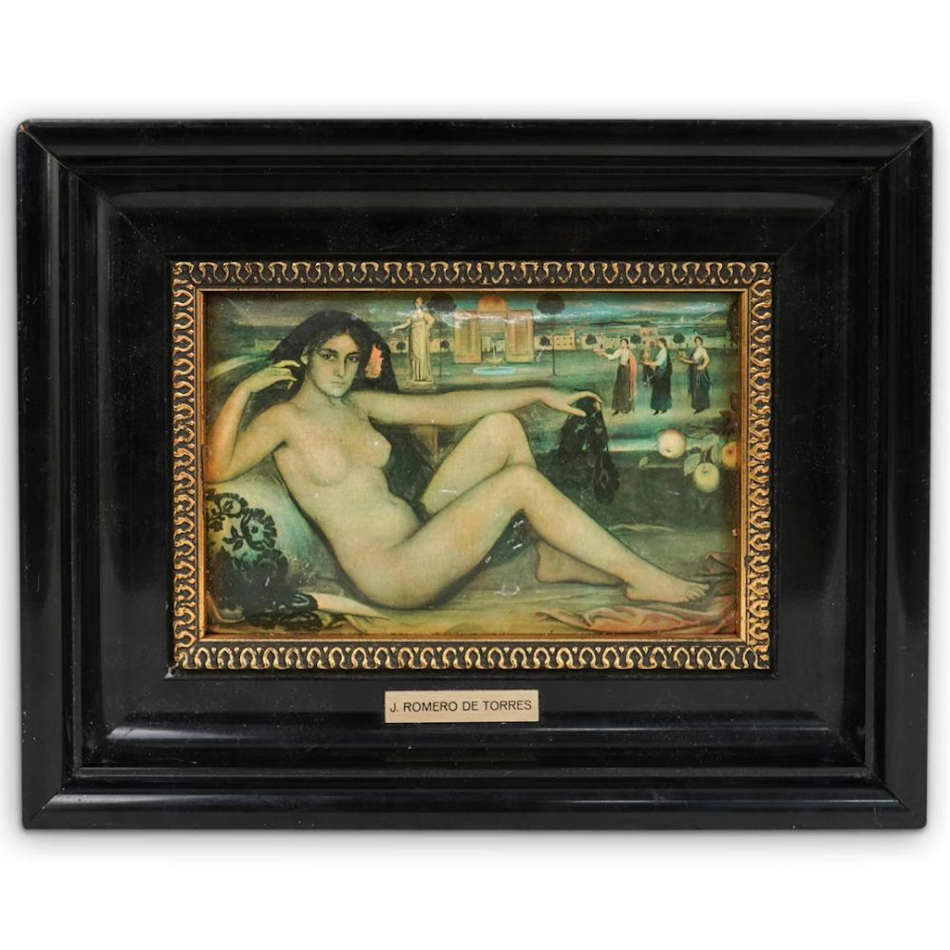 After J. Romero De Torres Nude Portrait