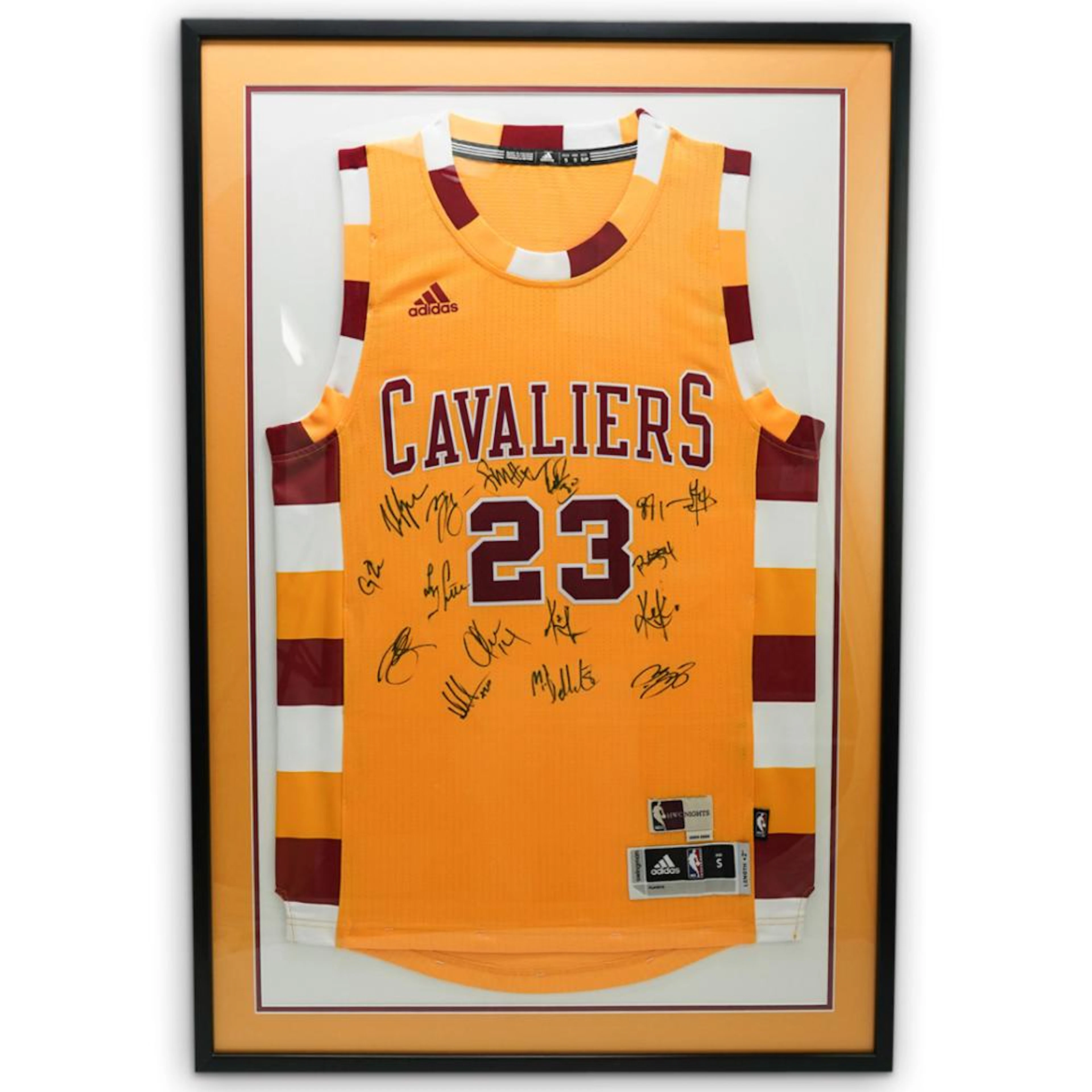 Signed Lebron James Autographed Framed Jersey