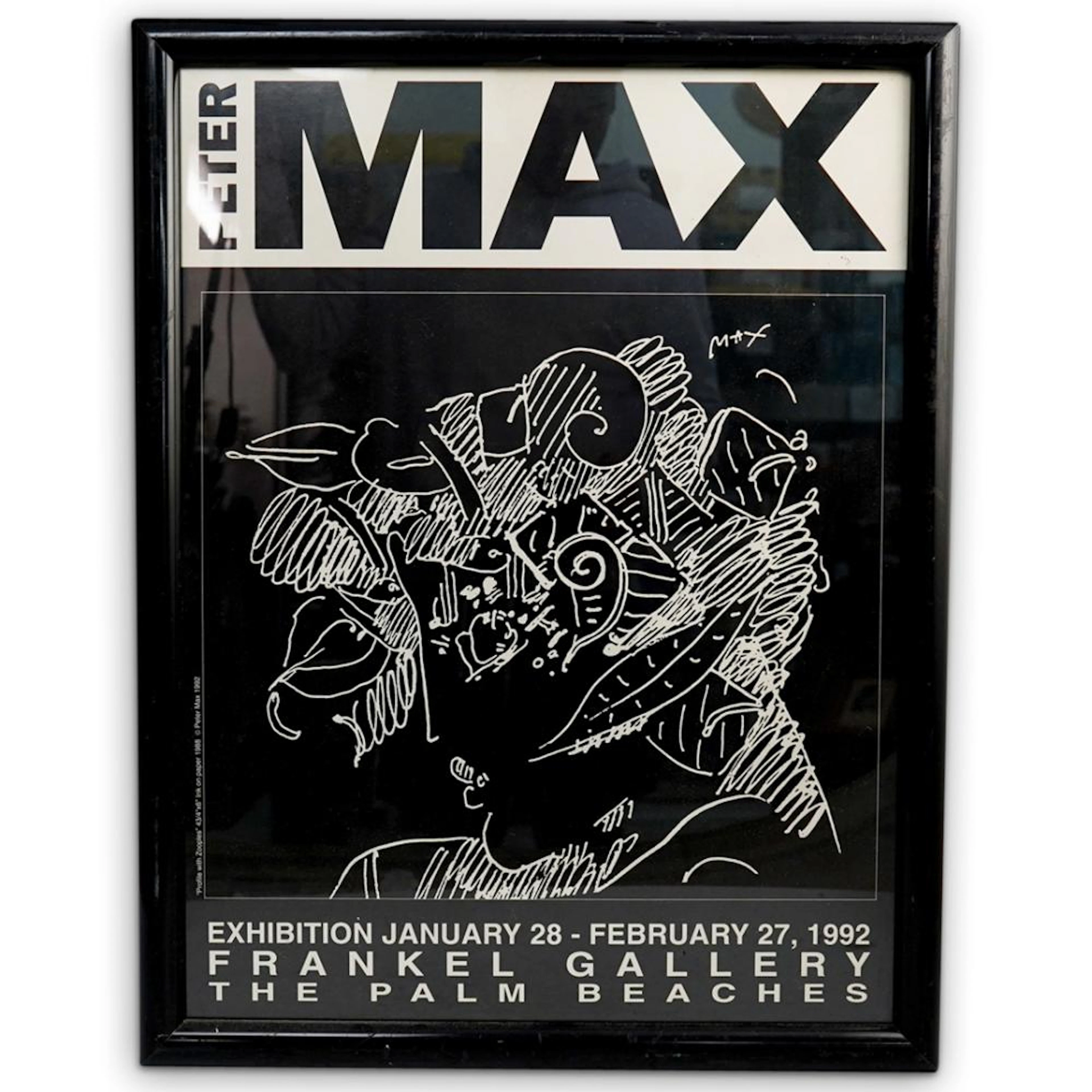 Peter Max Poster / Frankel Gallery