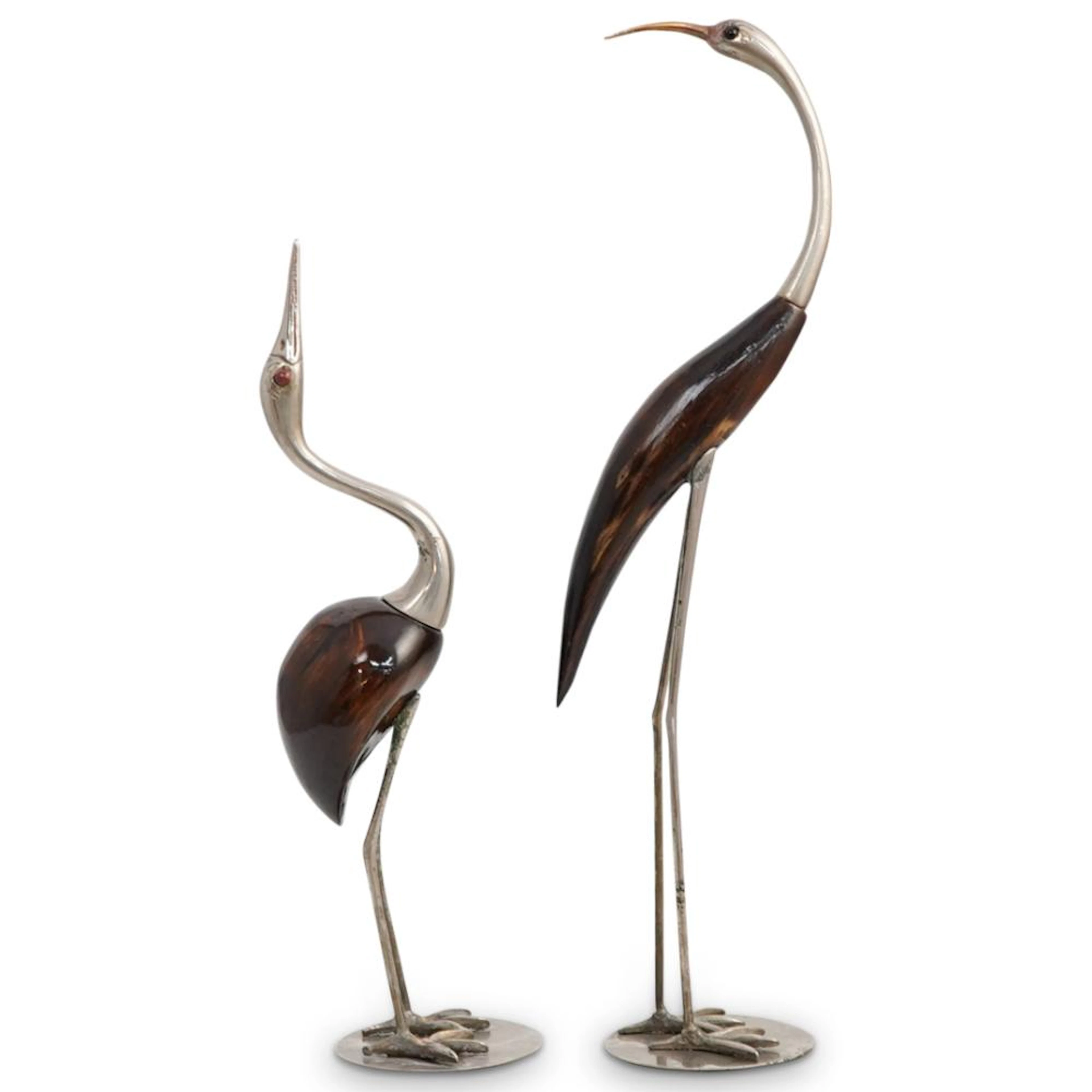 Italian De Stijl Mid Century Crane Sculptures