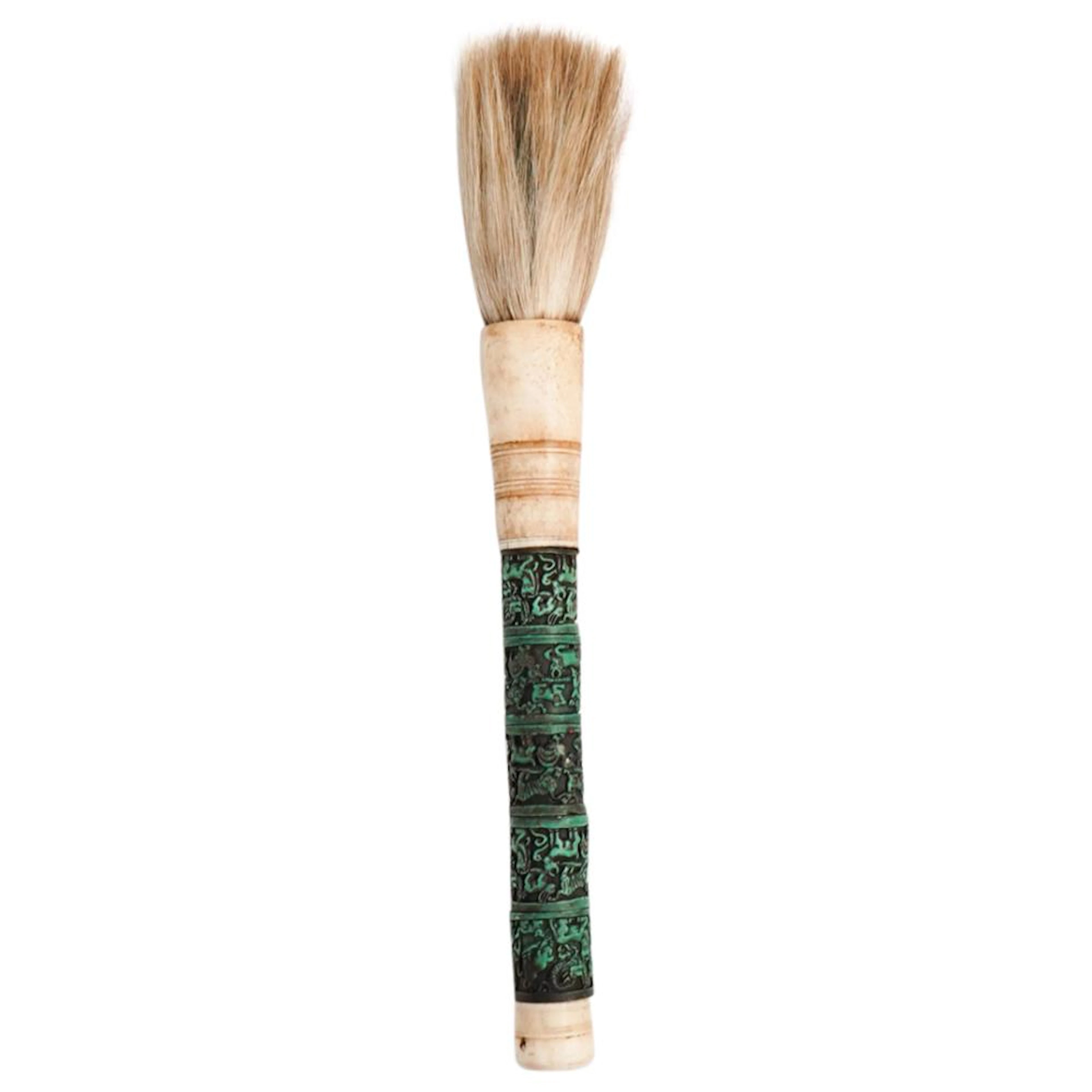 Chinese Bone Calligraphy Brush