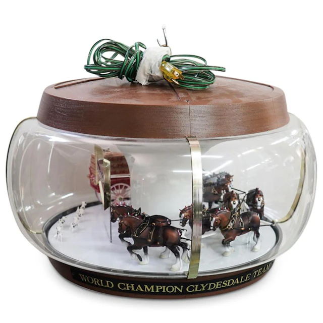 Vintage Budweiser Championship Clydesdale Revolving