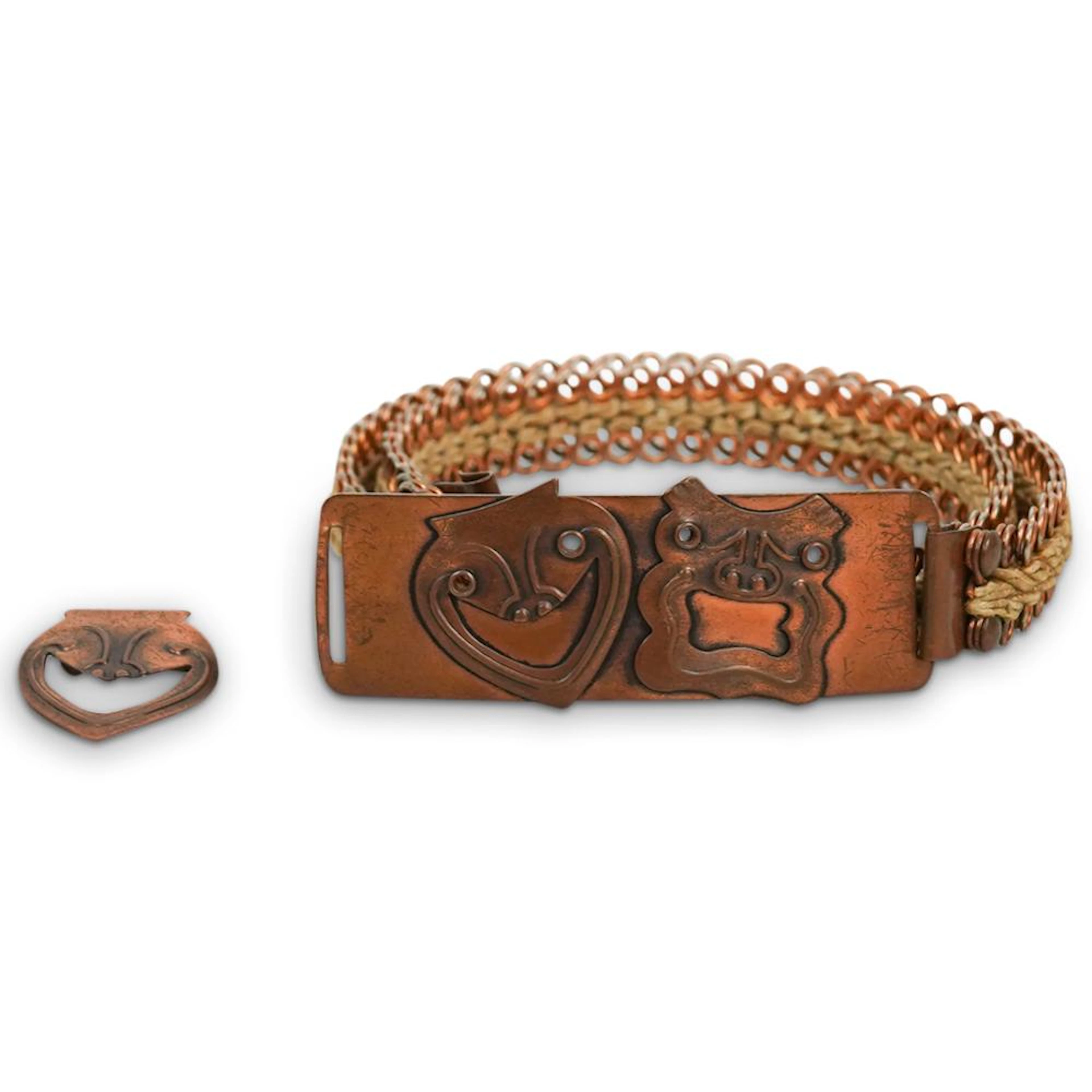 (2 Pc) Francisco Rebajes Copper Belt & Pi