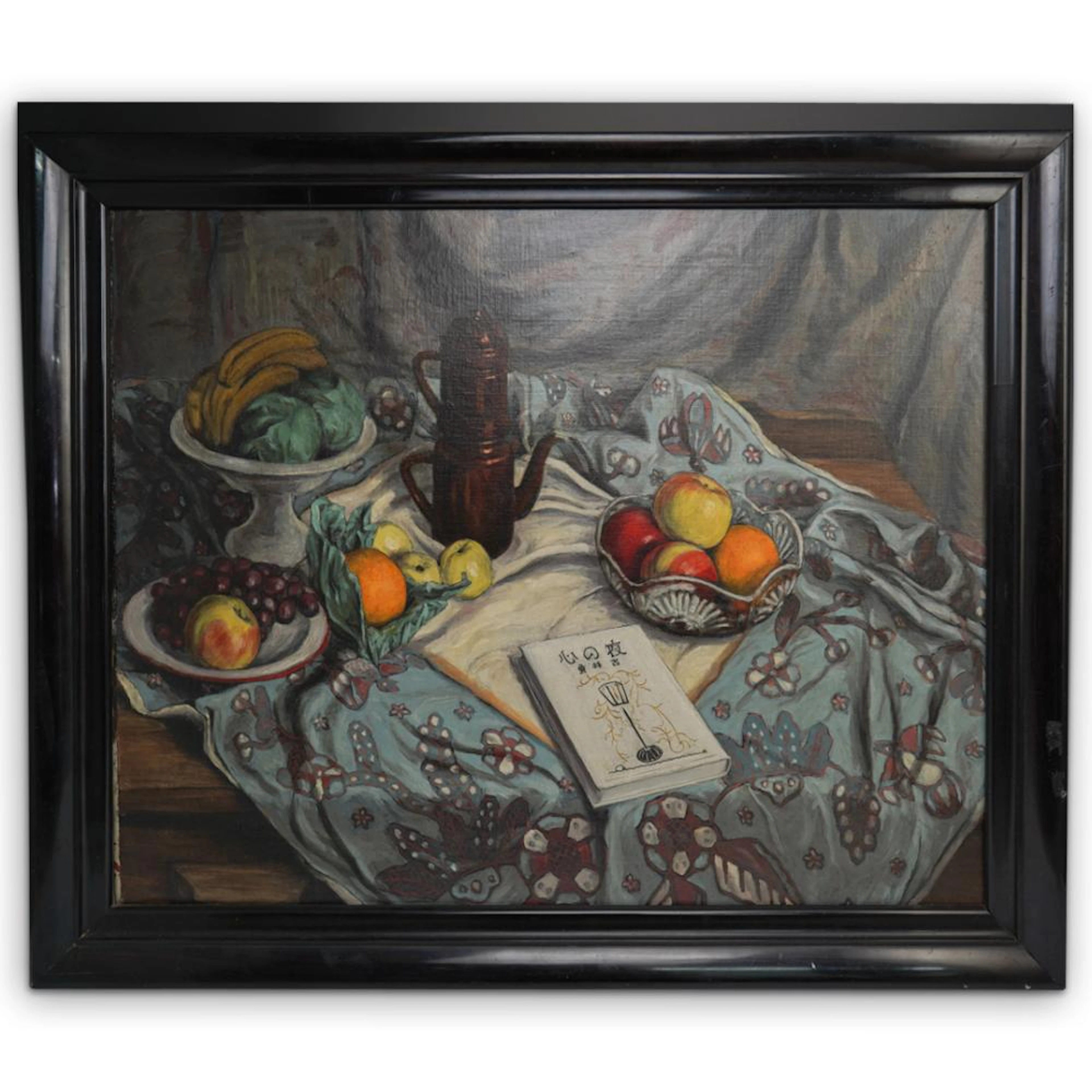 Oriental Still Life Painting on Canvas