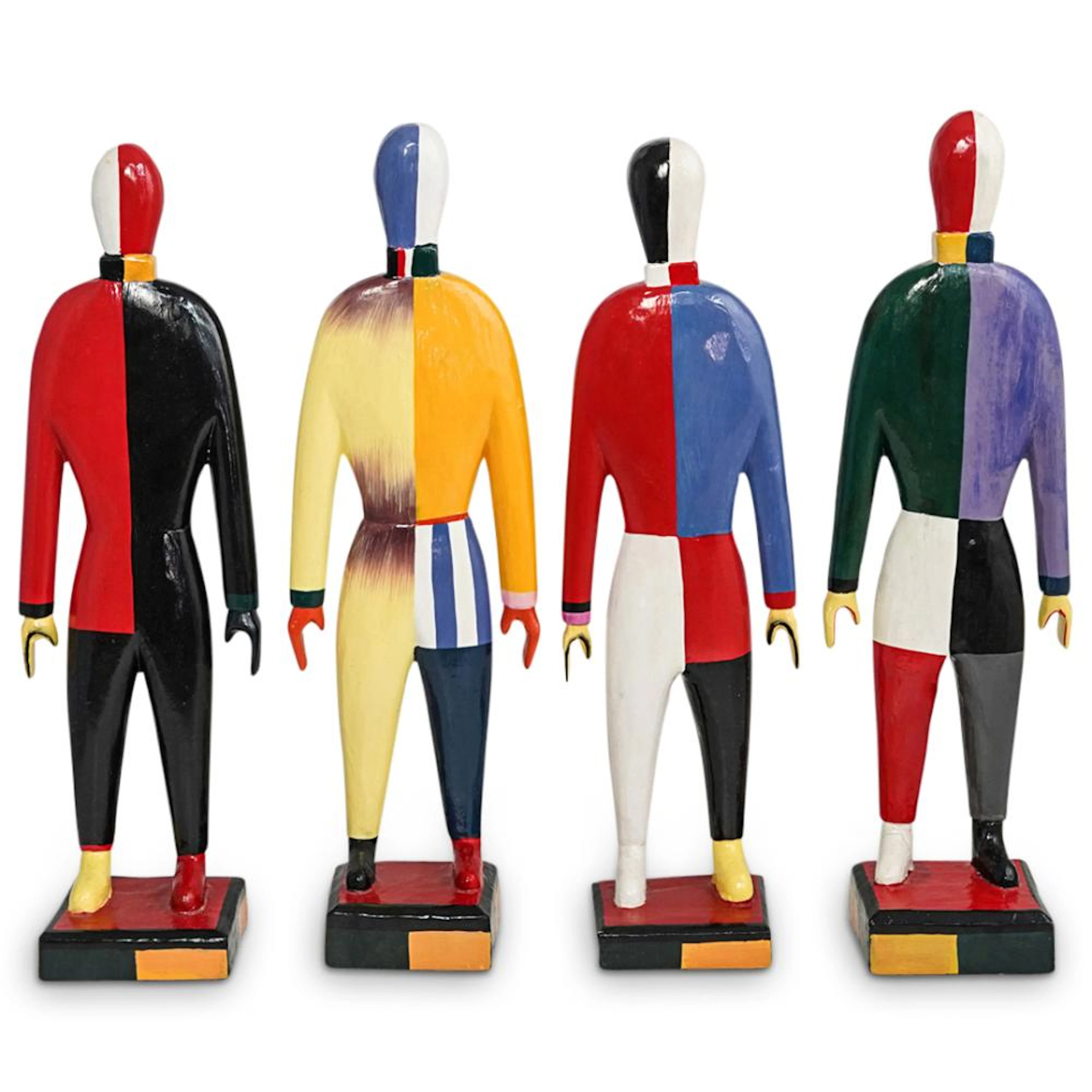 (4 Pc) After Kazimir Malevich Sportsmen Guggenheim