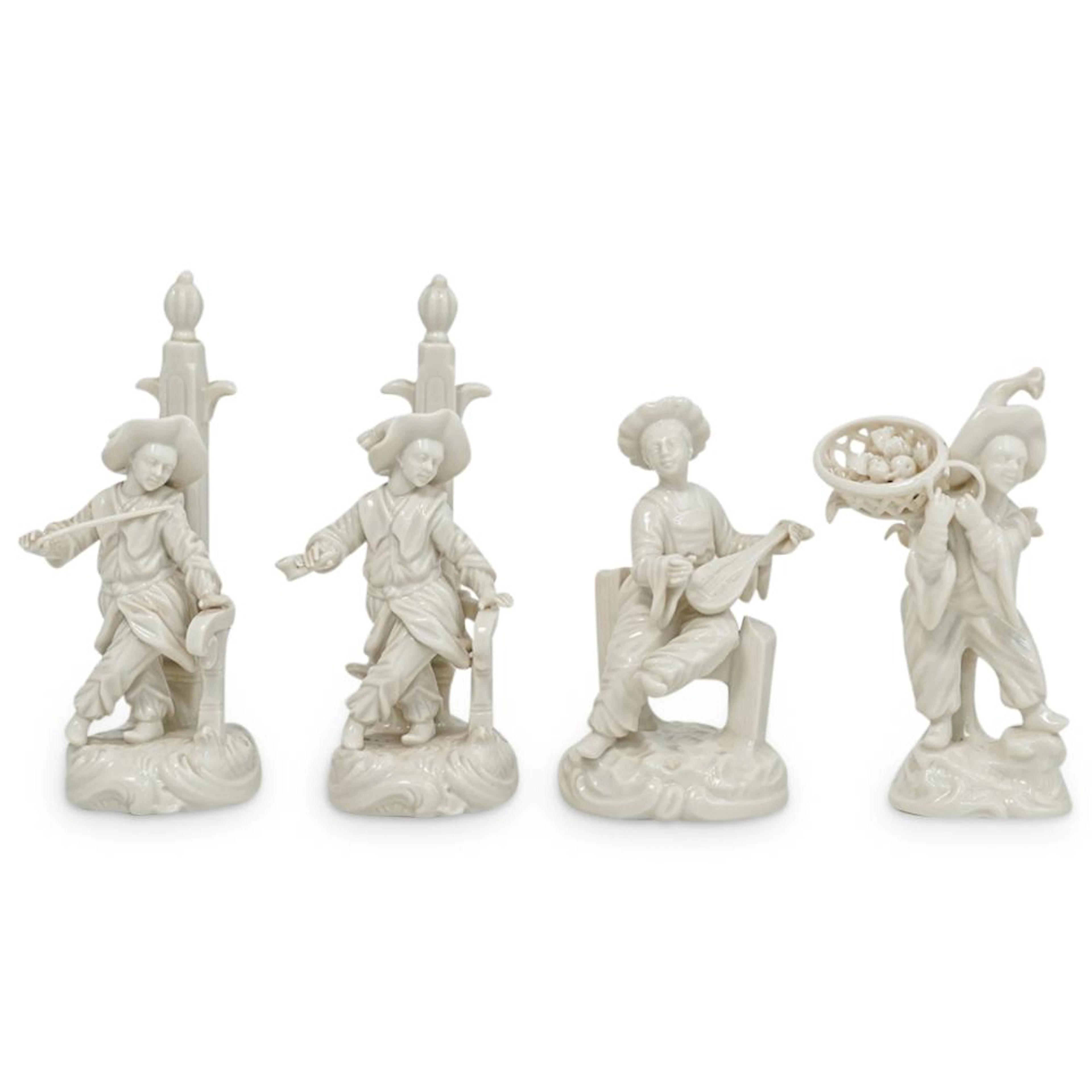(4Pc) Nymphenburg Porcelain Figurines