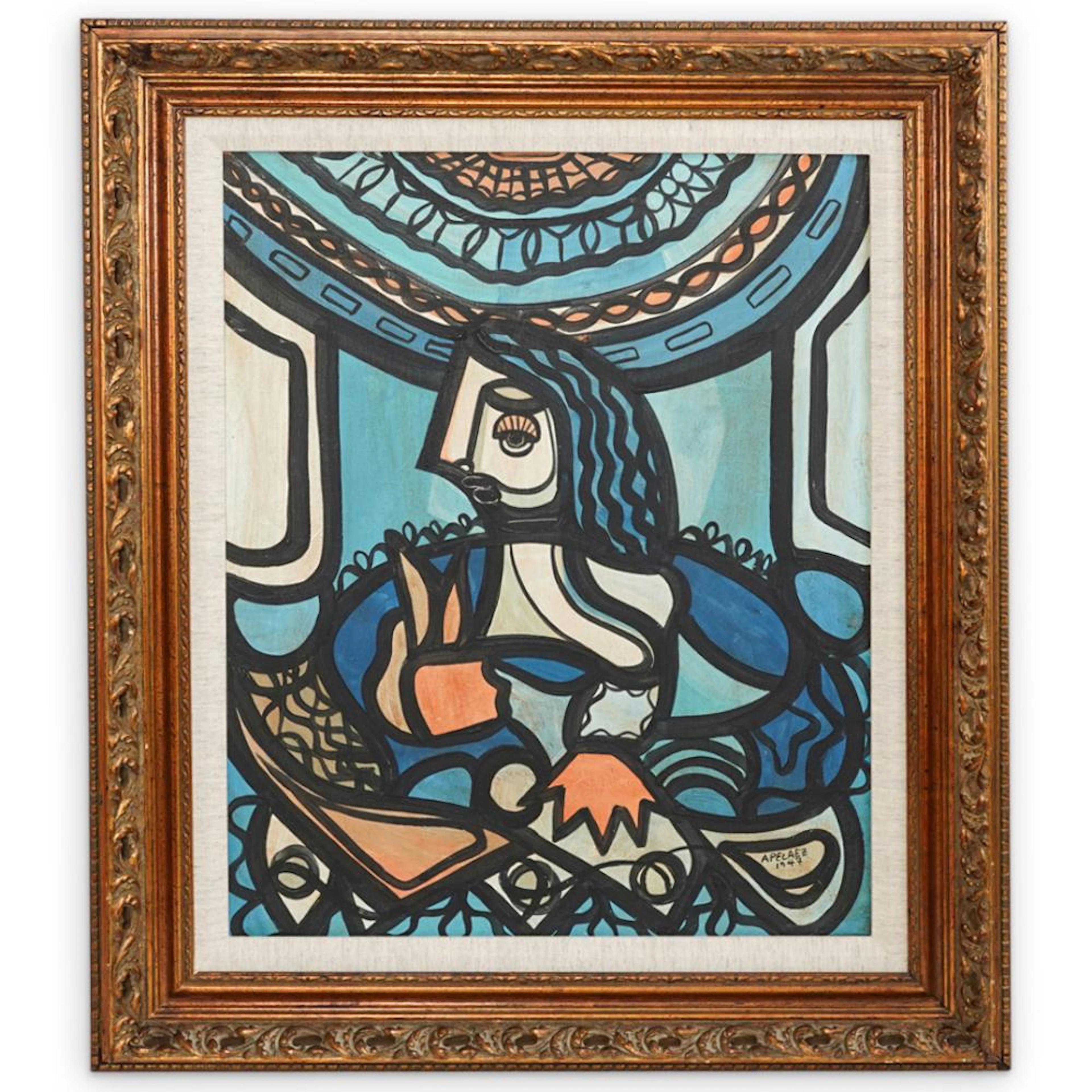 Amelia Pelaez (Cuban, 1896) Oil Painting on Canvas