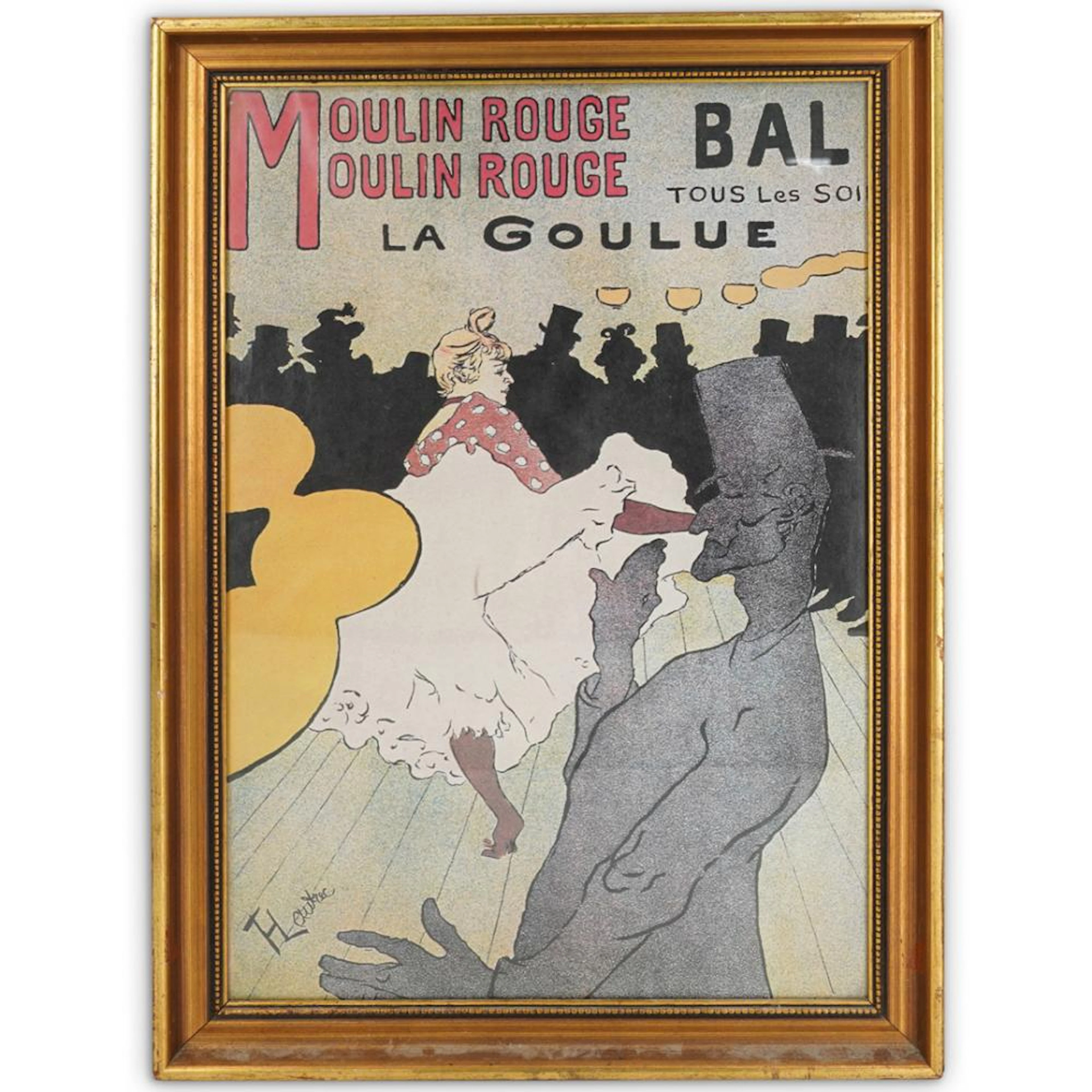 Framed Moulin Rouge Printed Poster