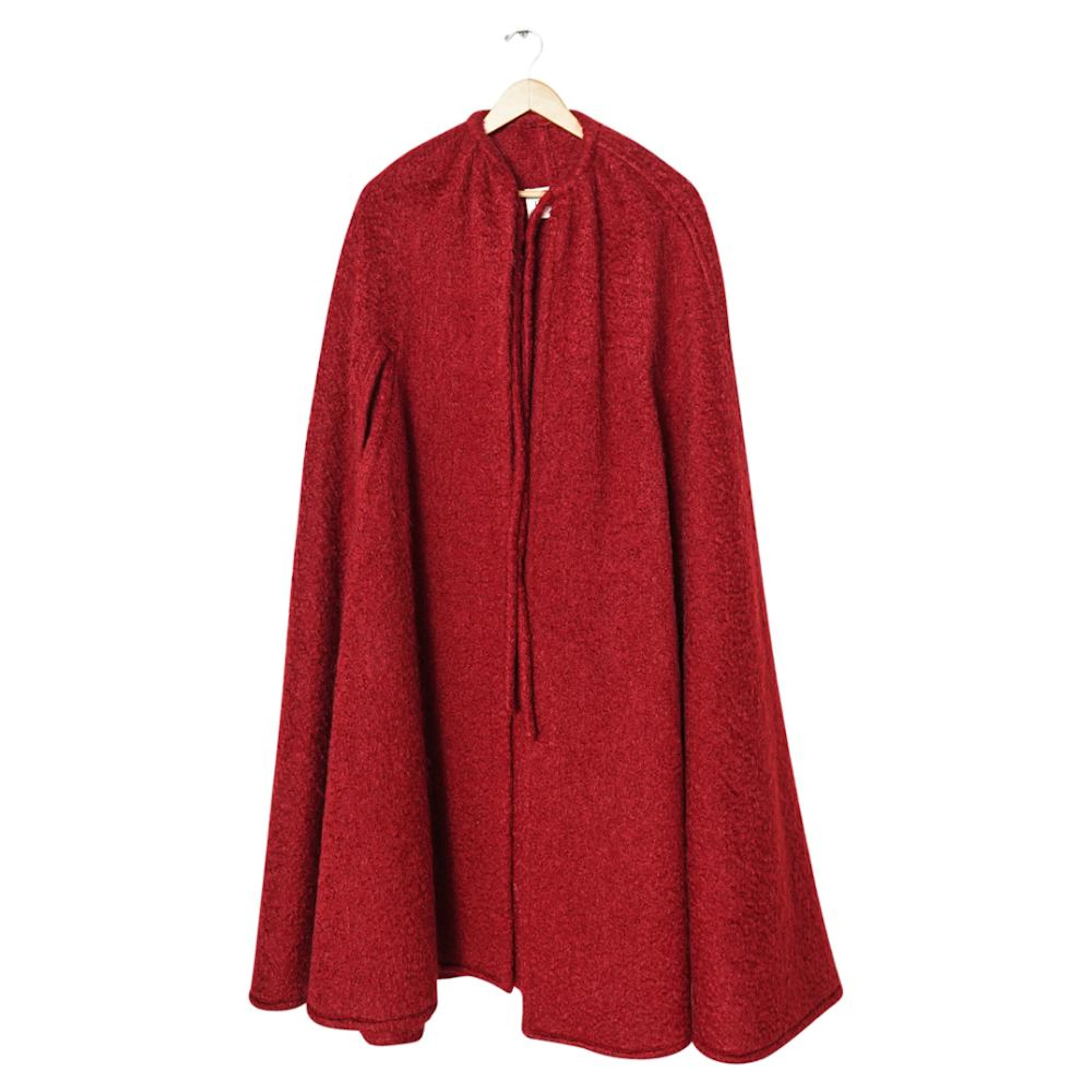 Galanos Wool Ladies Cape Overcoat