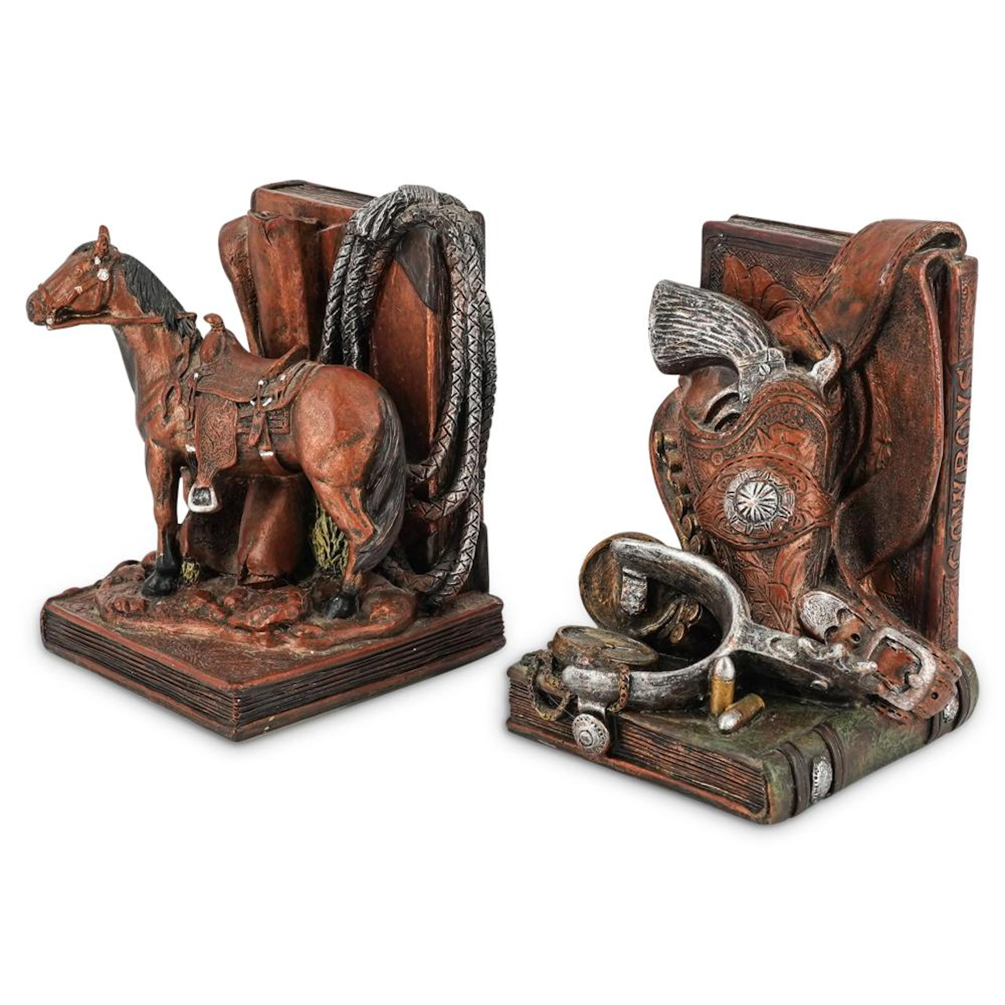 Western Themed Bookends