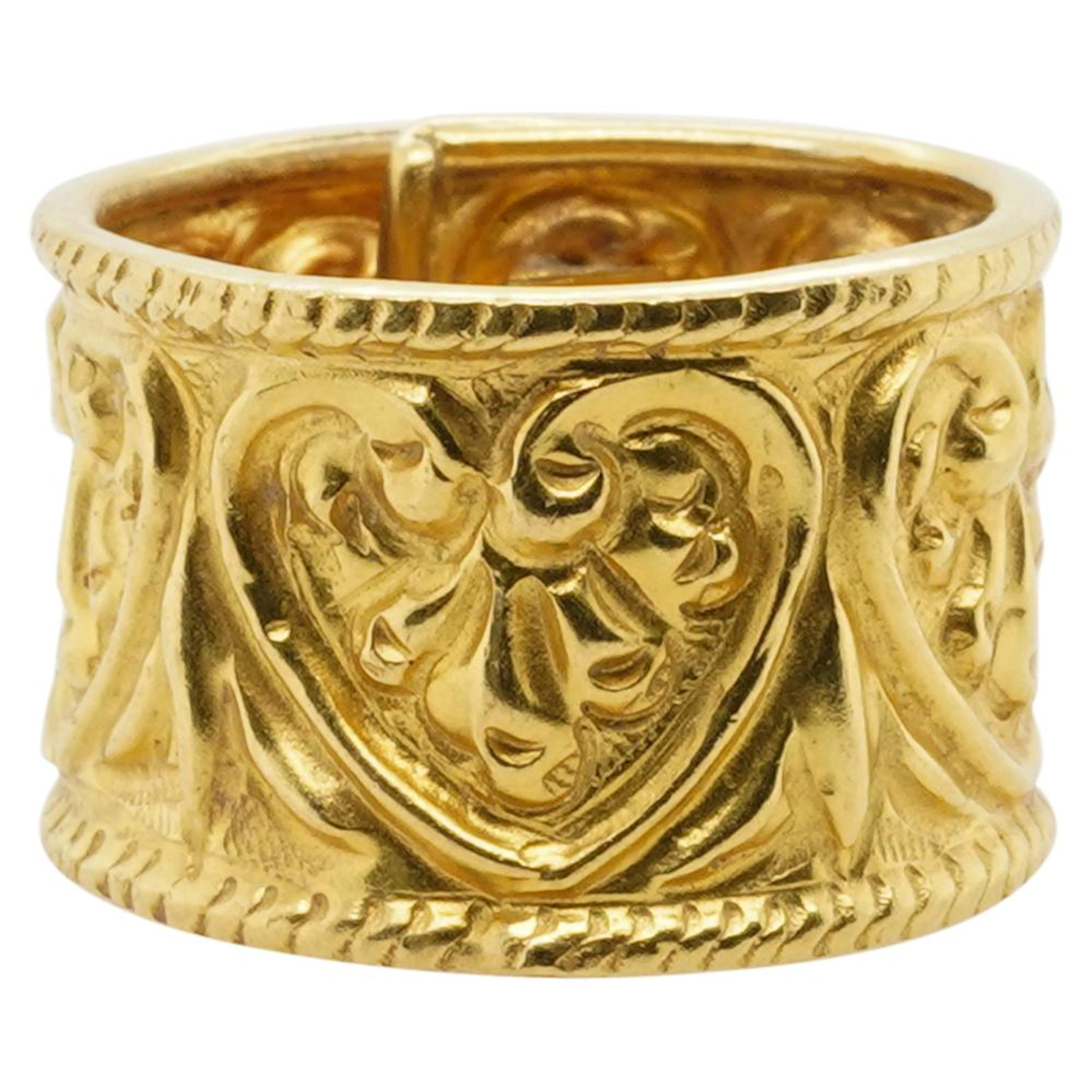 Zolotas 22k Gold Relief Ring
