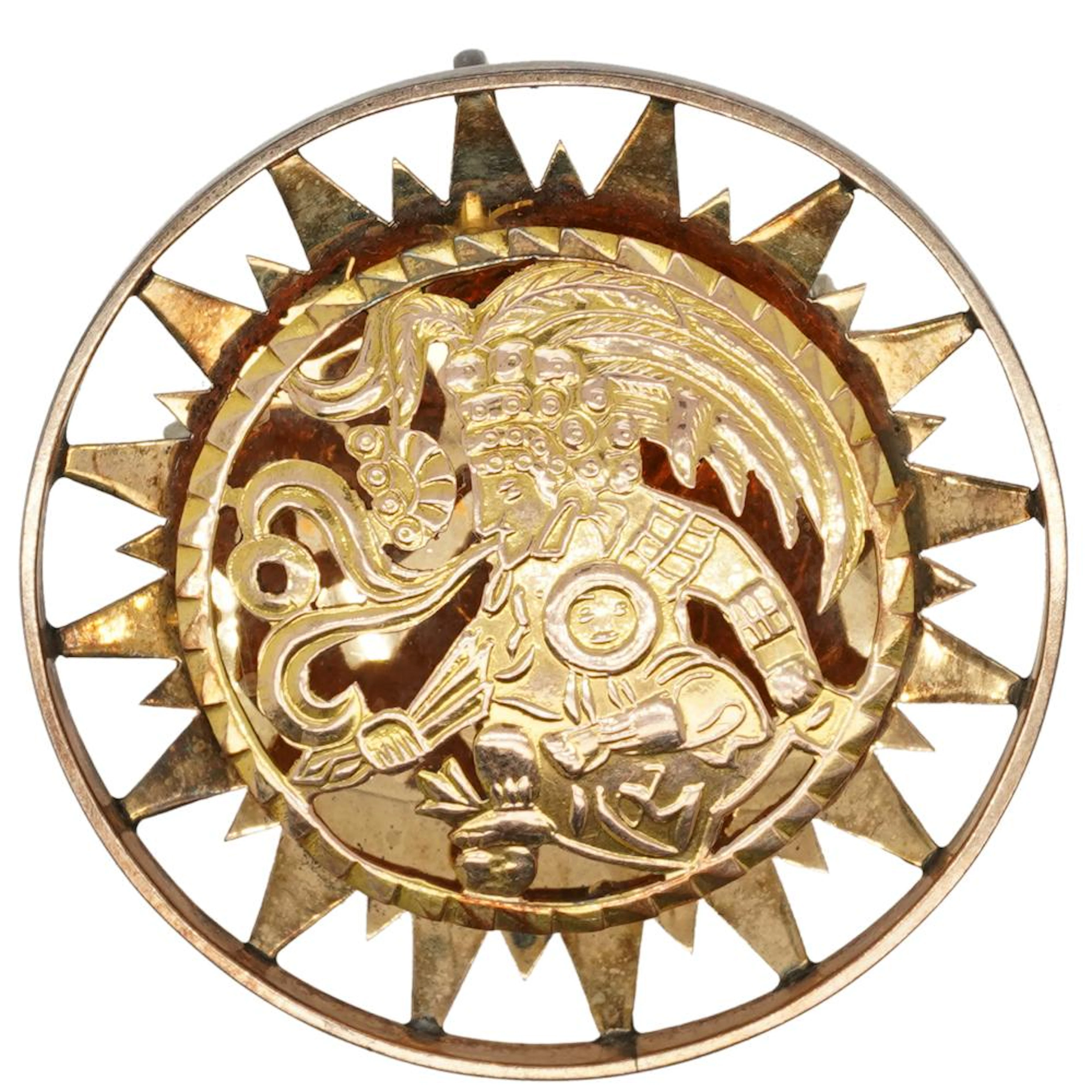 Vintage 14k Gold Joyas Liscutin Pendant