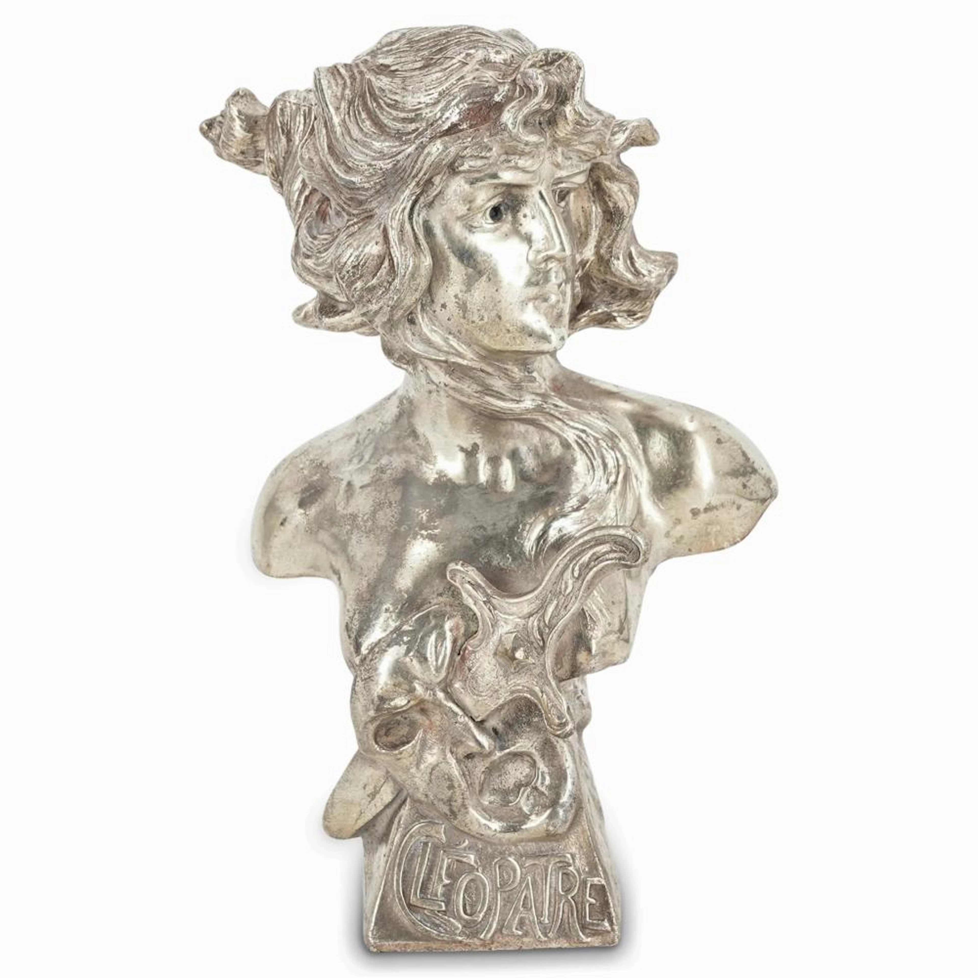 After Franz Iffland (German, 1862) Art Nouveau Metal Sculpture