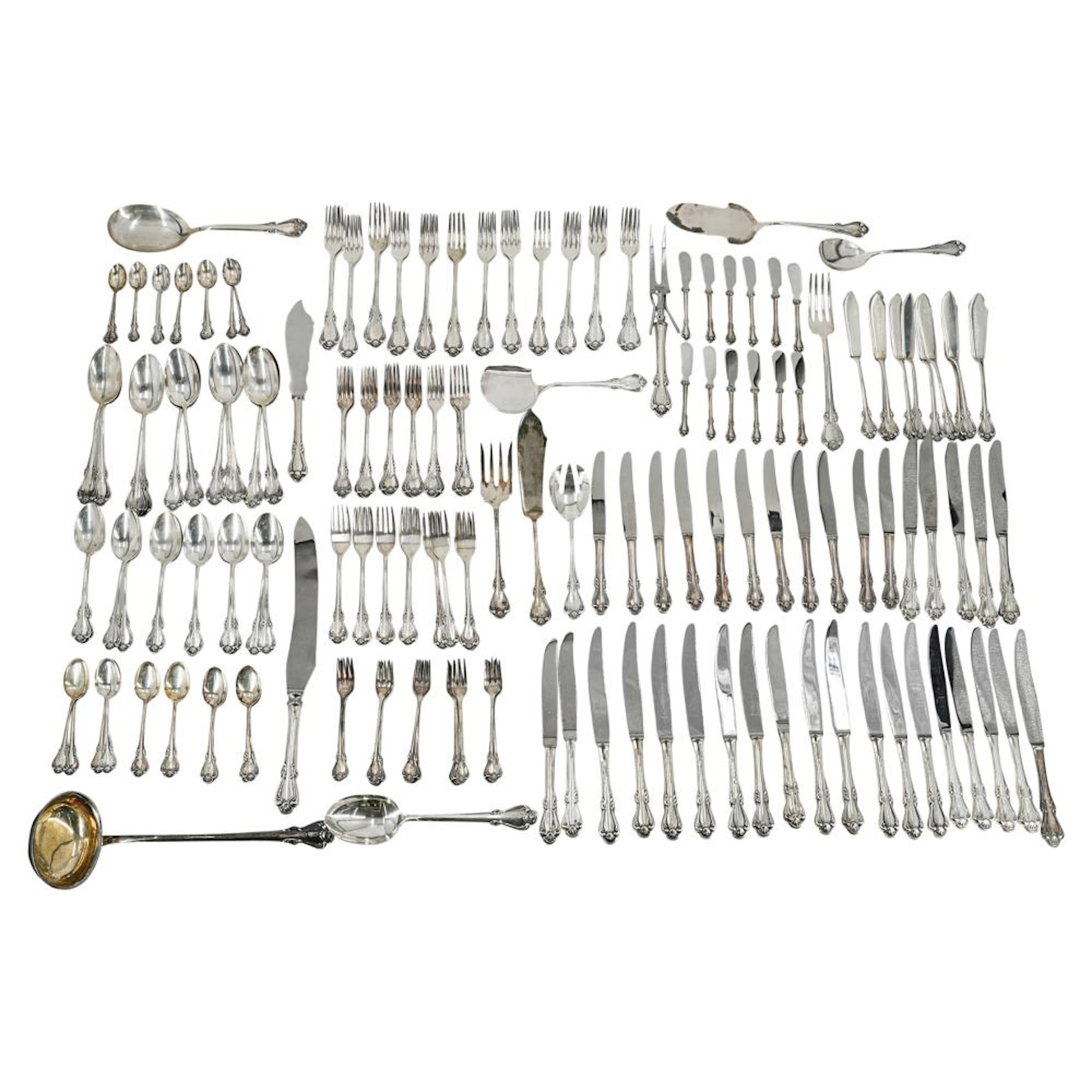 (181 Pc) Sterling .925 Camusso "San Marco" Flatware Set