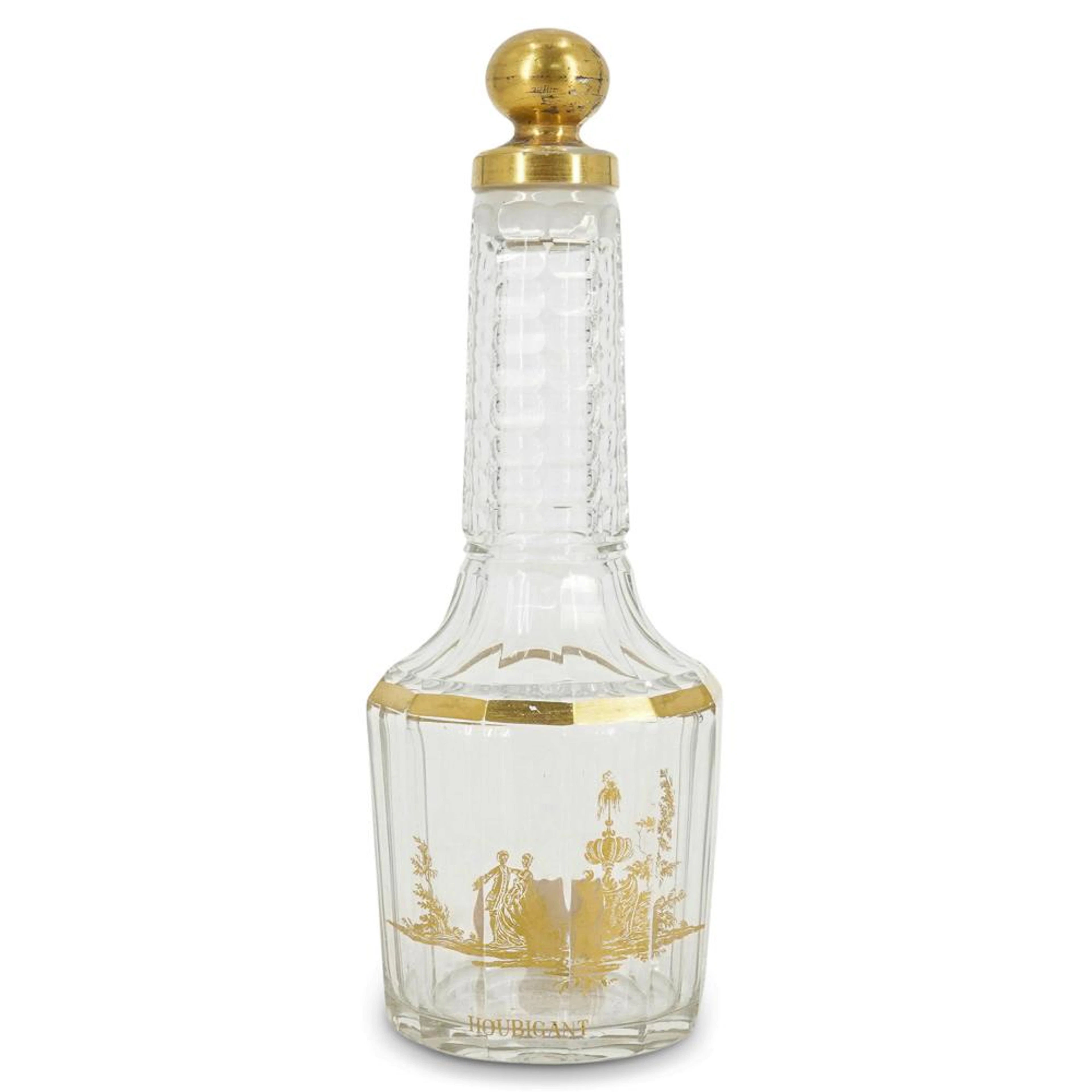 Antique Baccarat "Quelques Fleurs" Houbigant Crystal Perfume Bottle