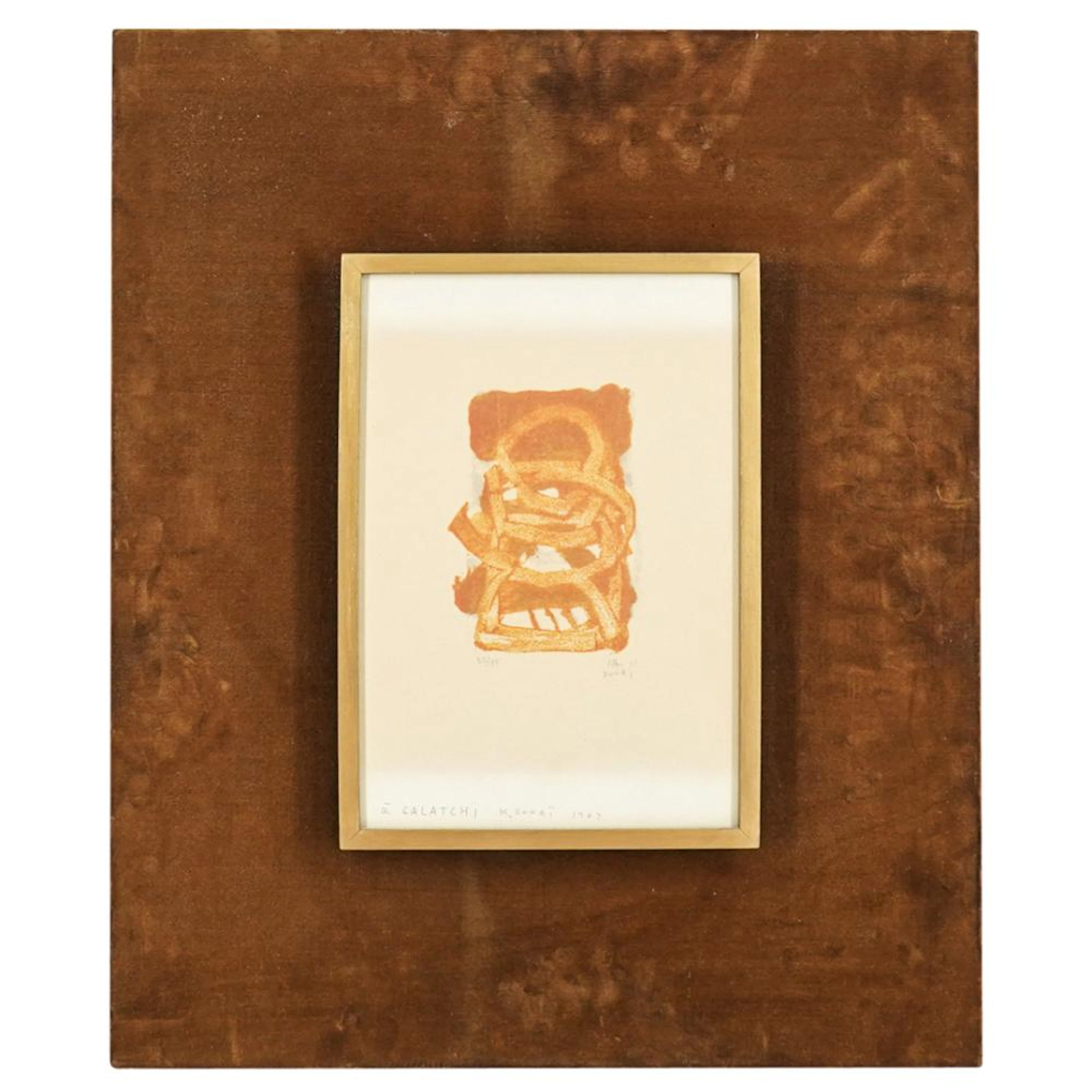 Kumi Sugai (Japanese 1919-1996) "Calatchi" Lithograph 32/75