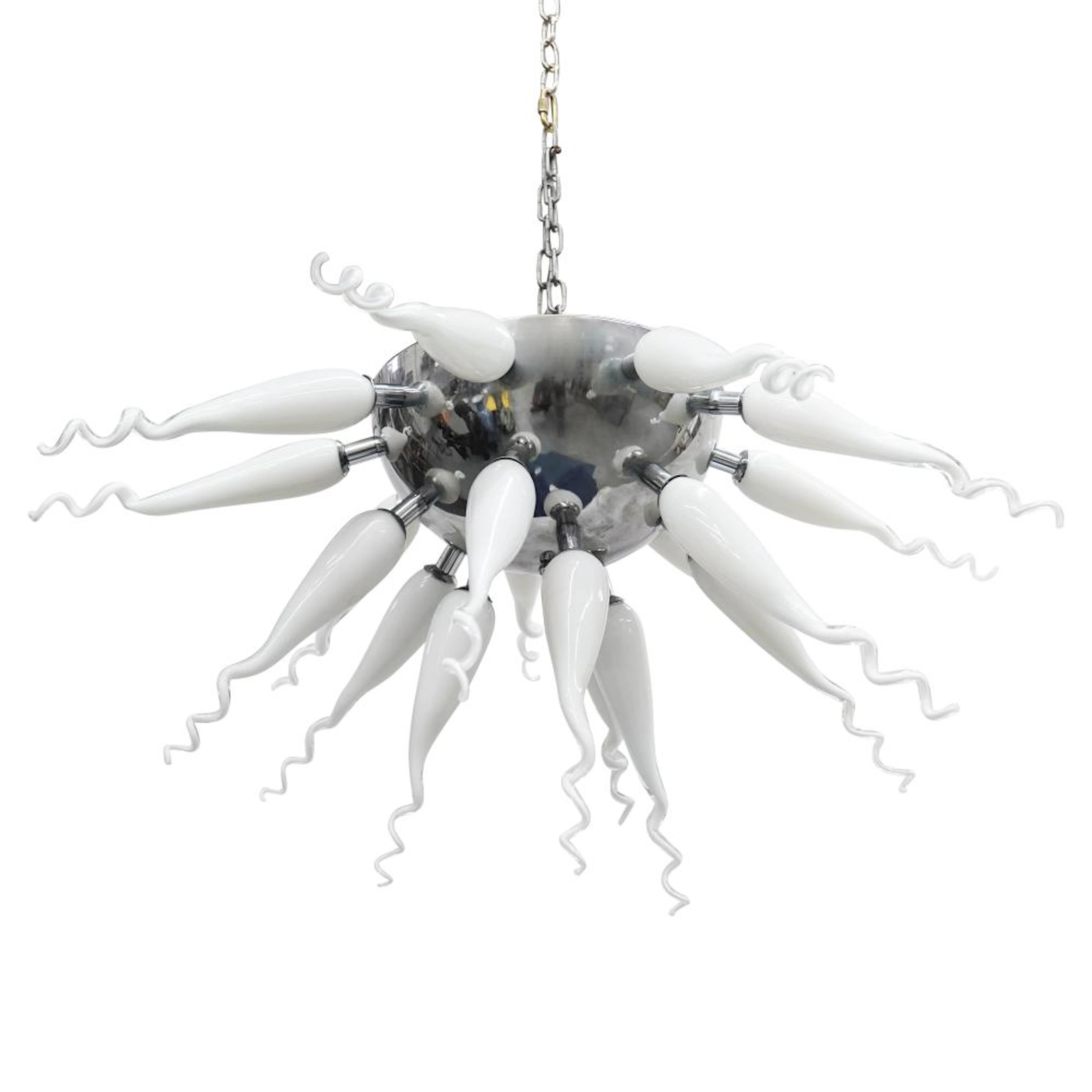 Sputnik Modern Geometric Statement Chandelier