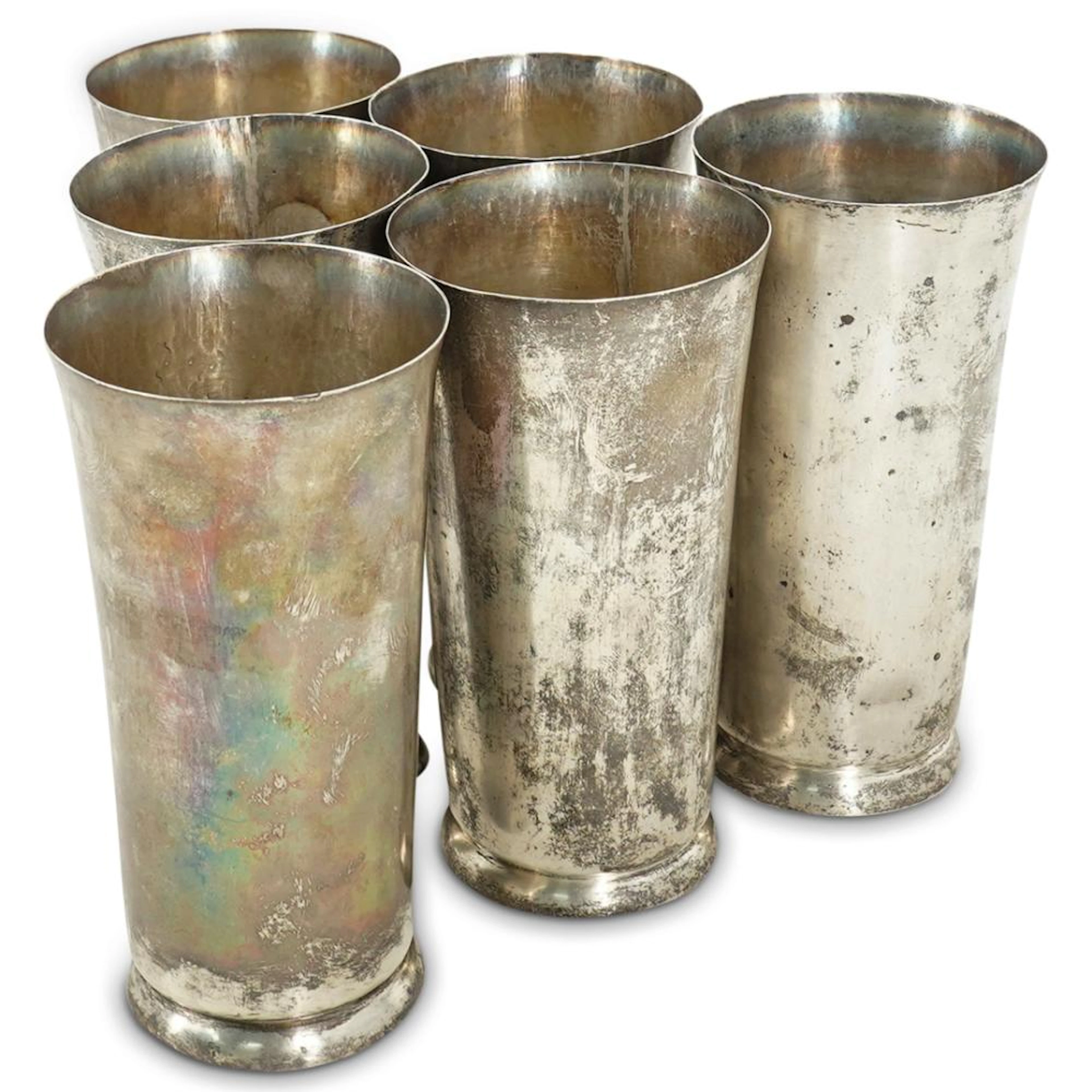 (6 Pc) William Spratling Mexican Sterling Silver Drinking Cups