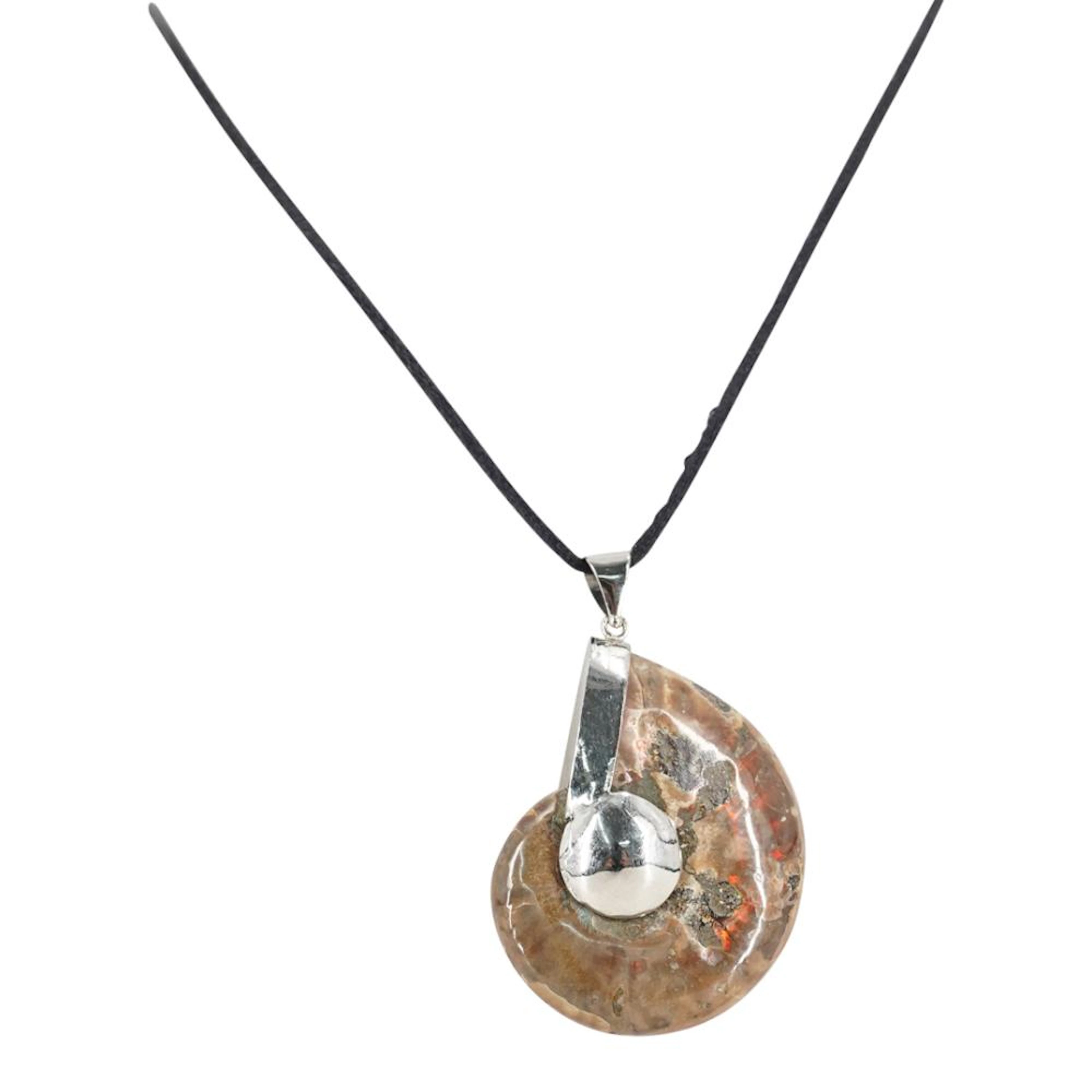 Ammonite Pendant Necklace