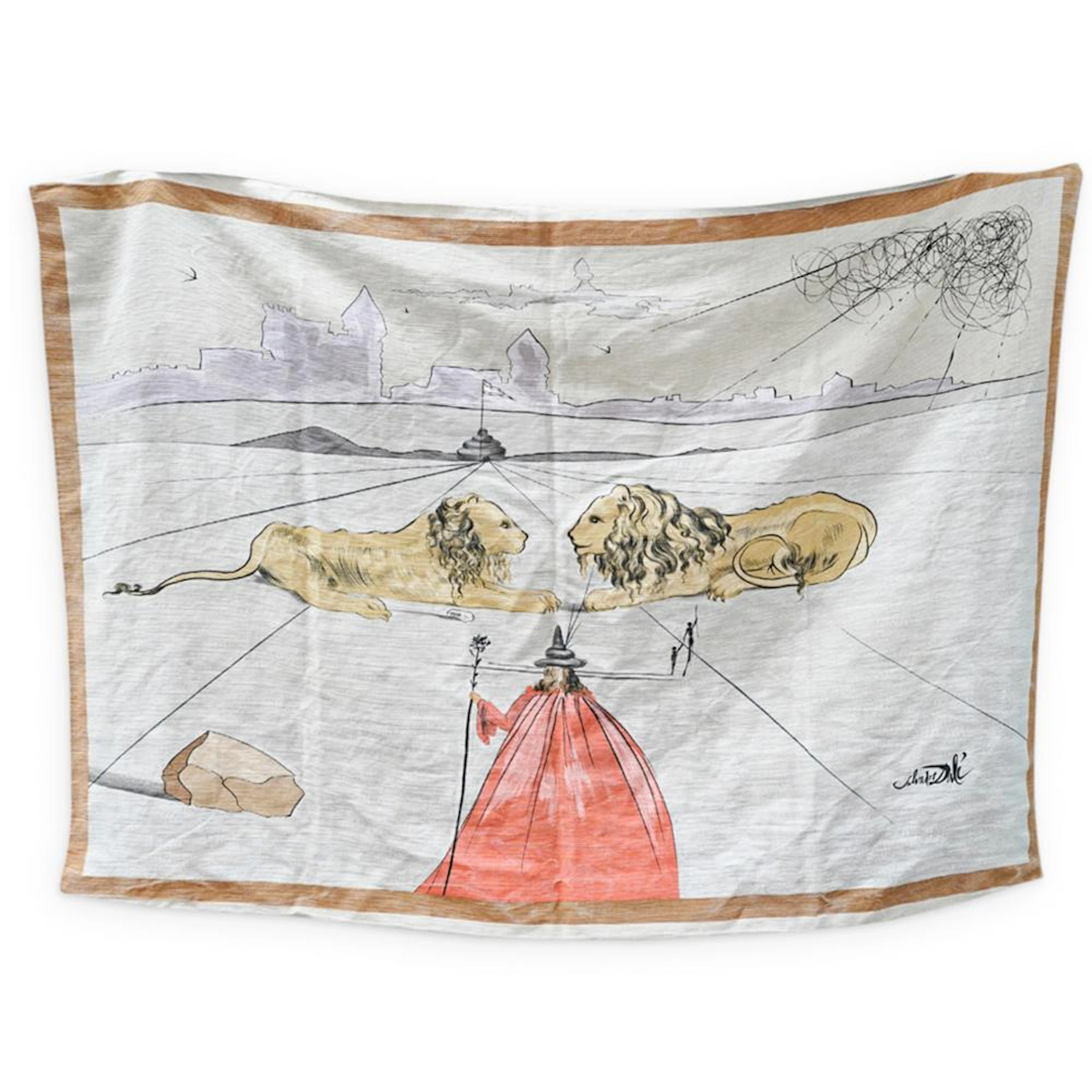 Salvador Dali "Tribe of Judah" Tapestry