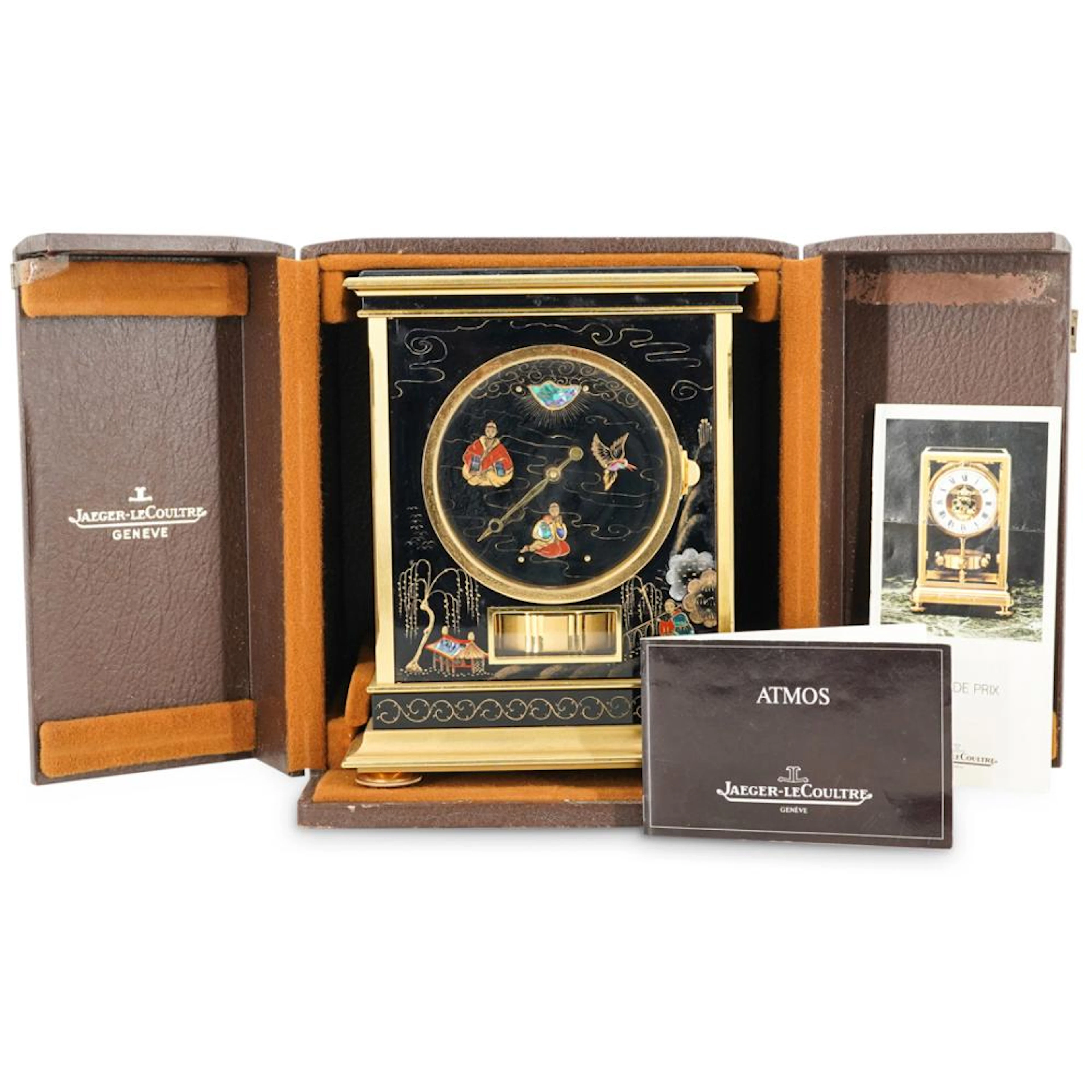 Jaeger LeCoultre Chinoiserie Black Atmos Clock
