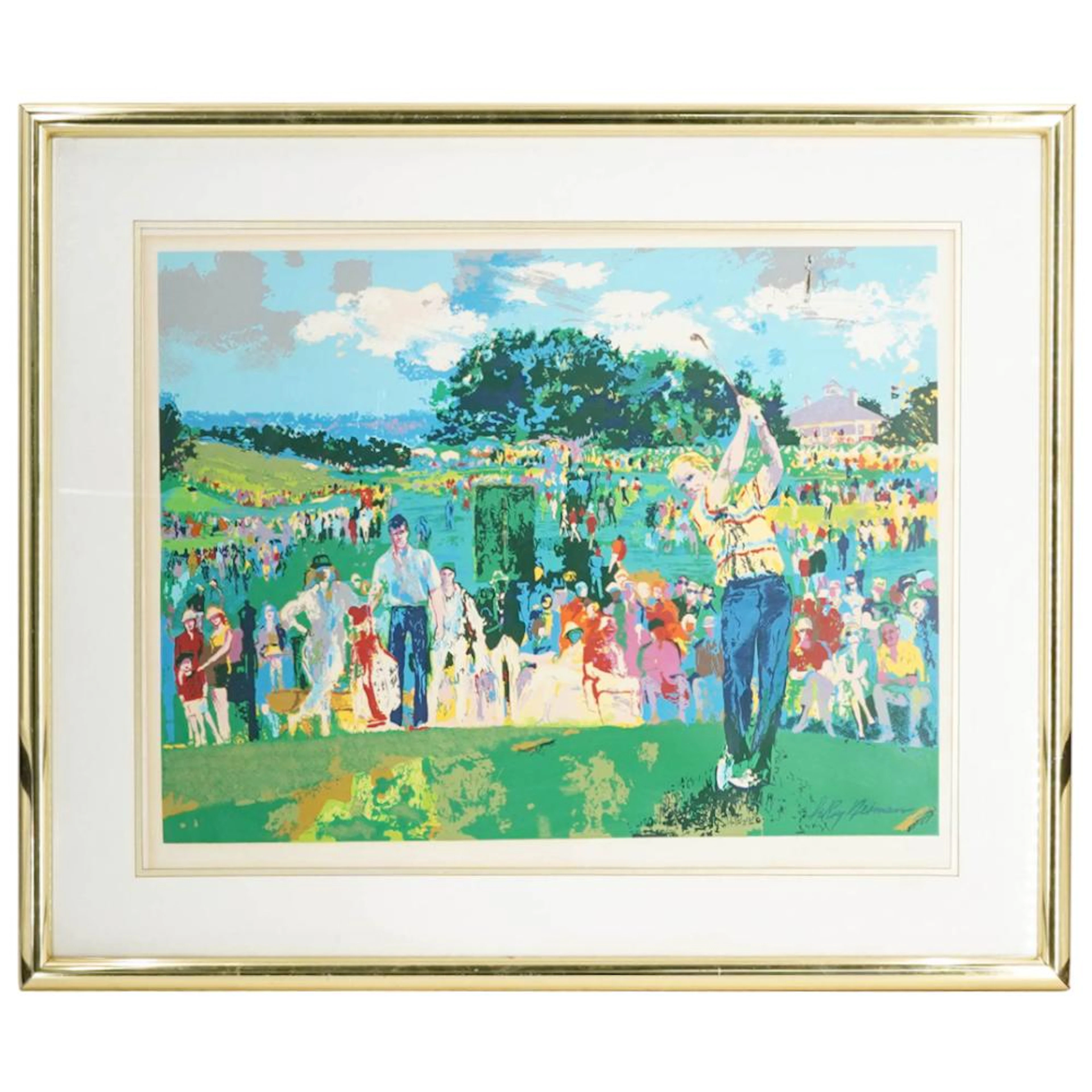 Leroy Neiman (1921-2012) "Augusta Golf" Lithograph