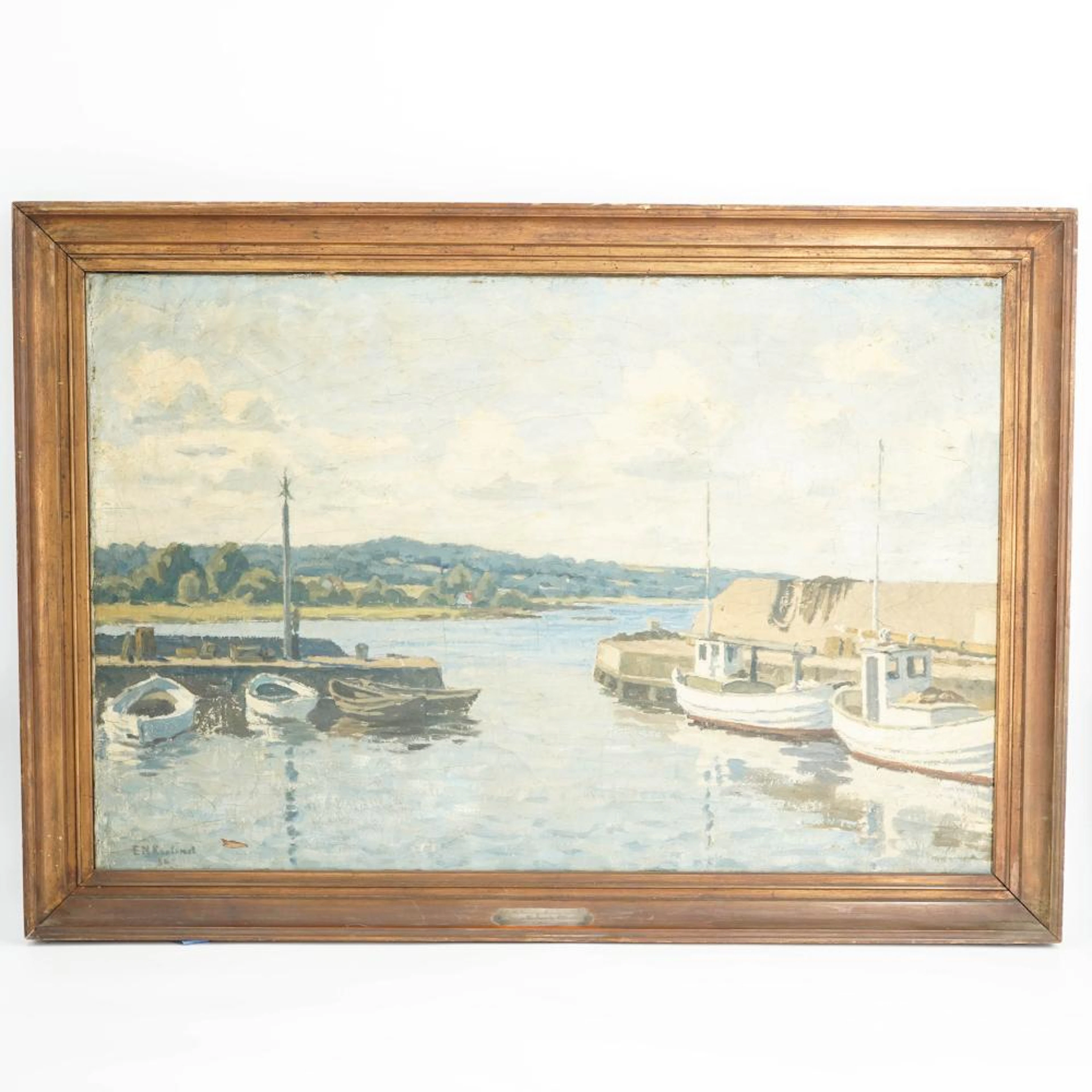 Einar Nielsen Korlind (1884 - 1975) Oil On Canvas