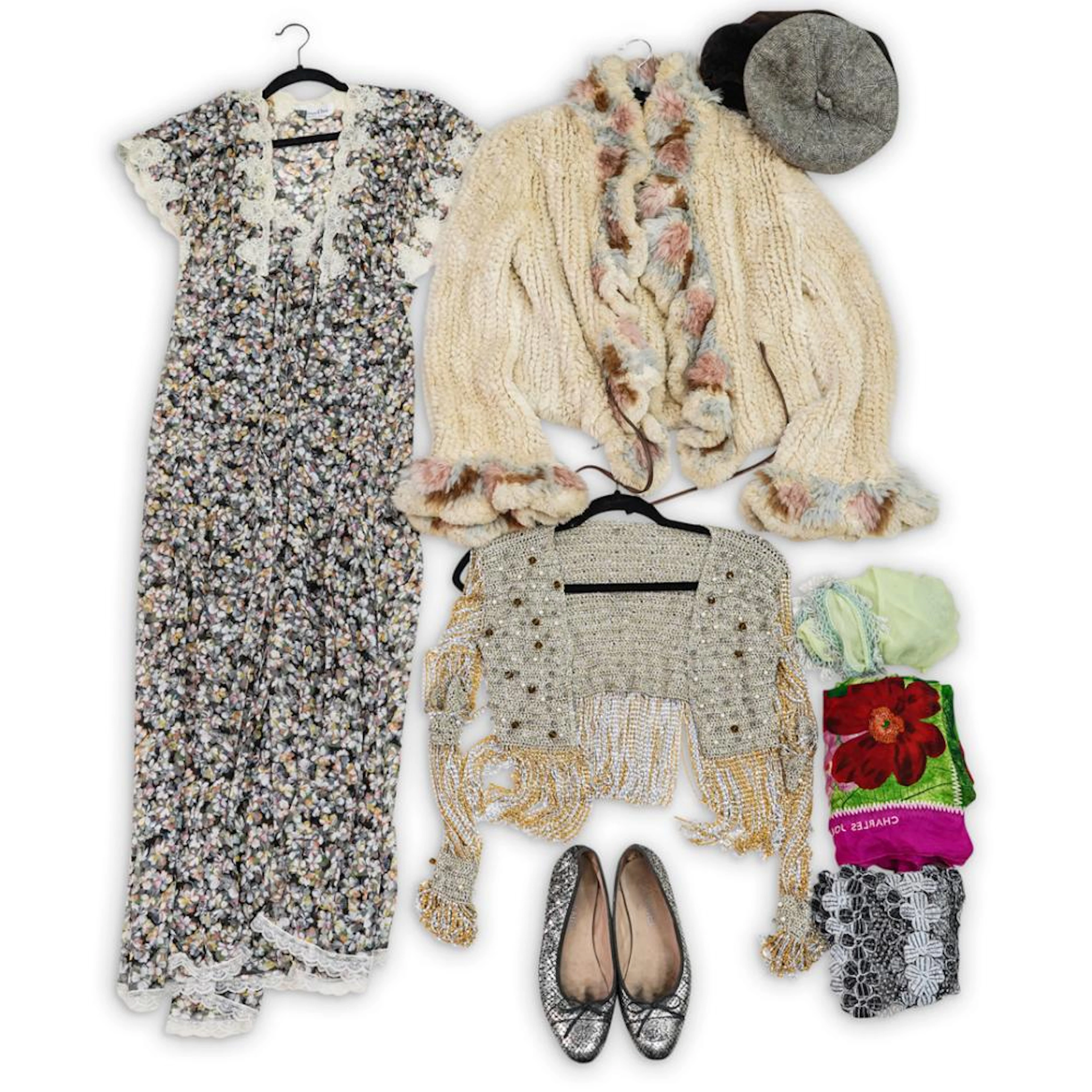 (10 Pc) Vintage Designer Fashion Grouping