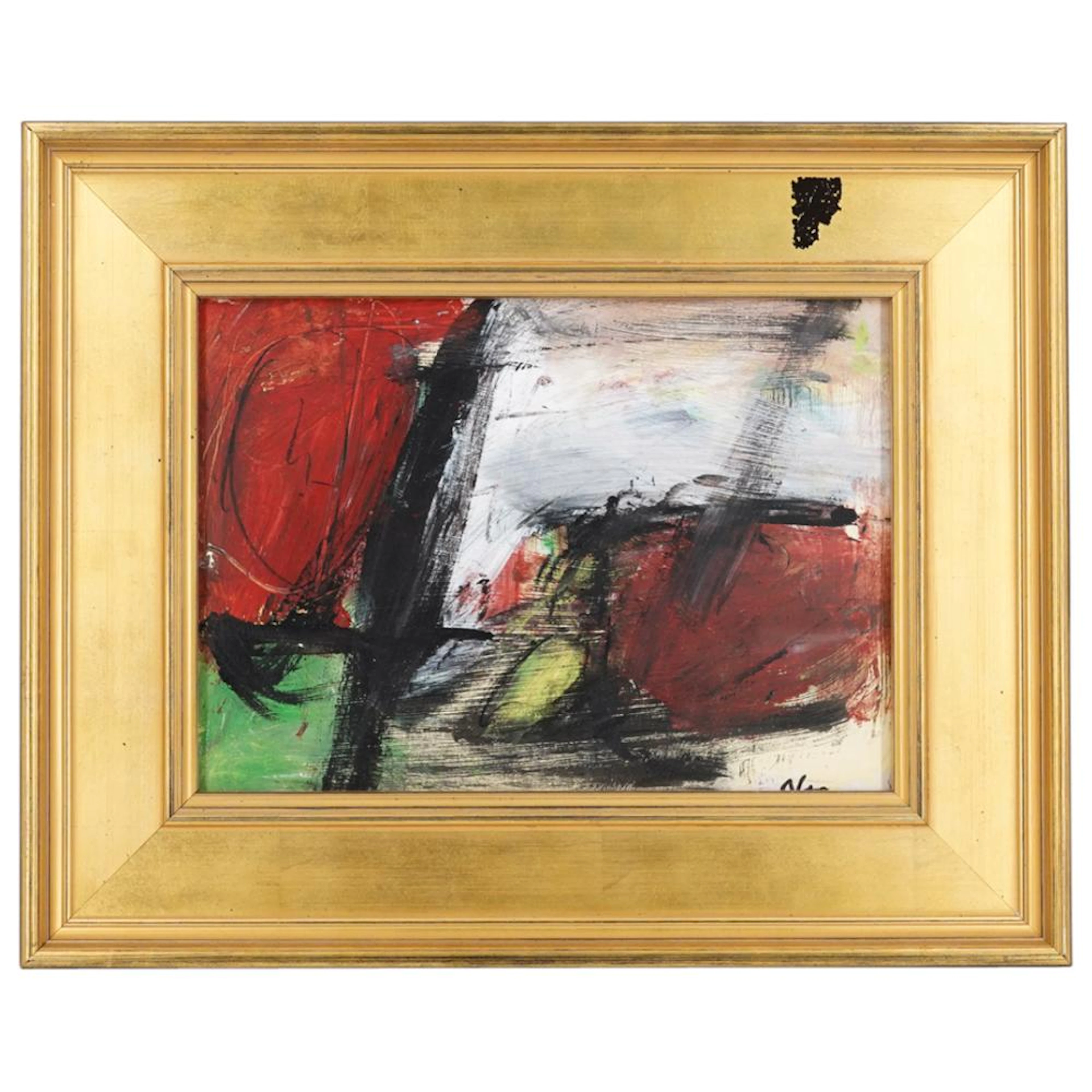 Afro Basaldella (Italian, 1912-1976) Art Informel Oil on Board