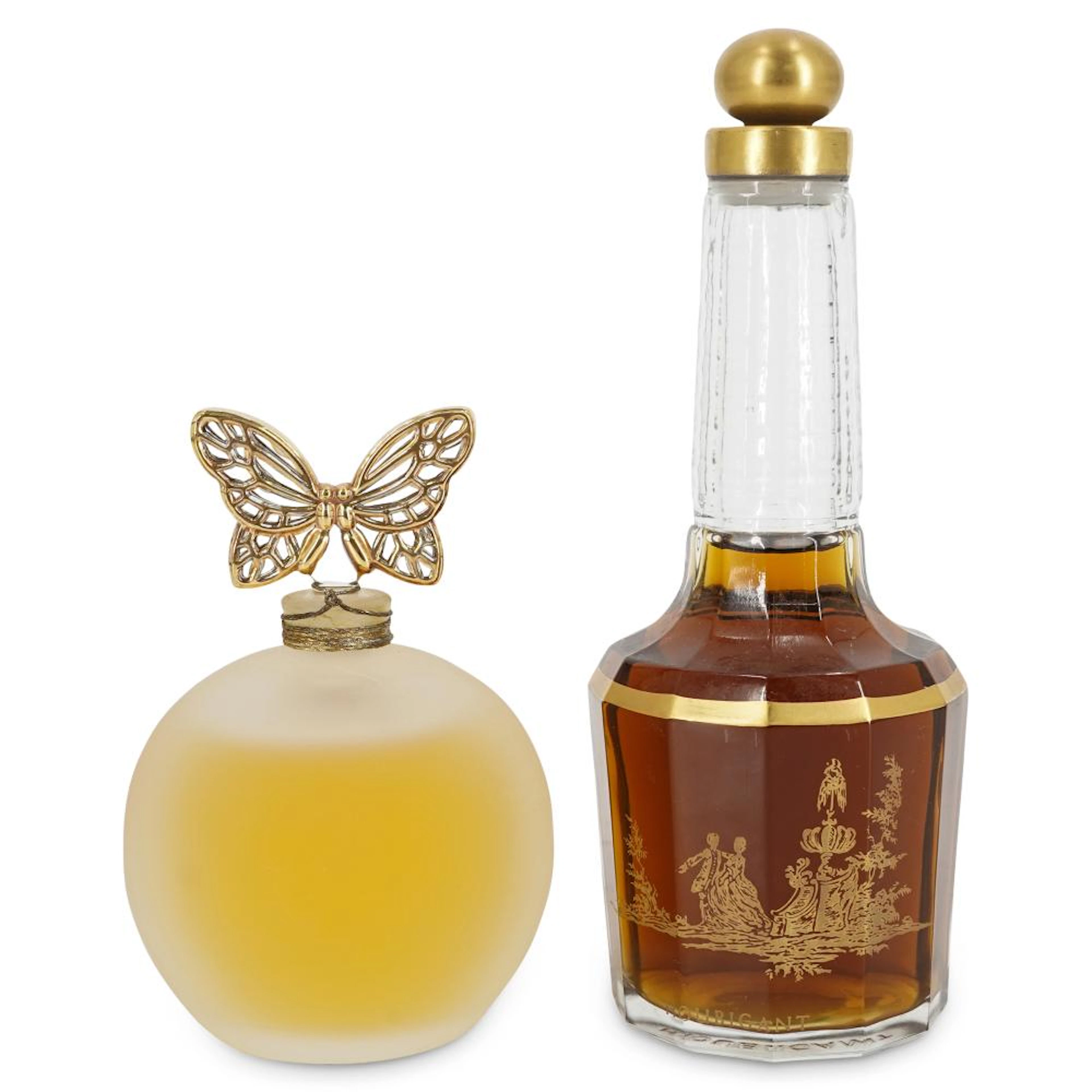 (2 Pc) Baccarat Annick Goutal & Houbigant Perfume Bottles