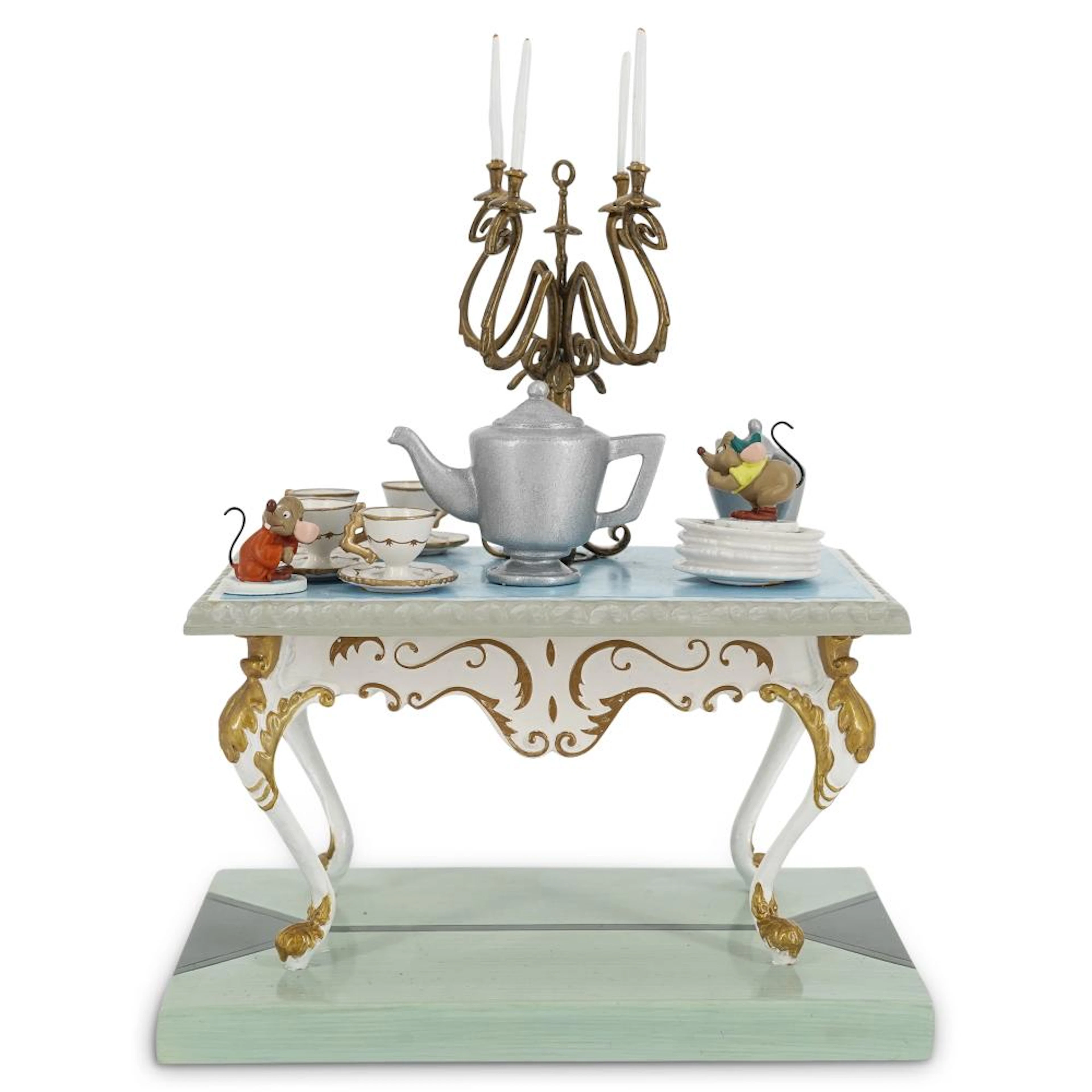 Disney Cinderella "Tea is Served" and "One Mouse Or Two" Figurines