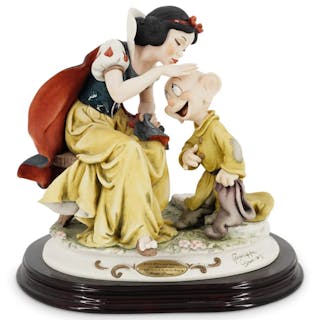 Signed Giuseppe Armani "Snow White and Dopey" Figurine